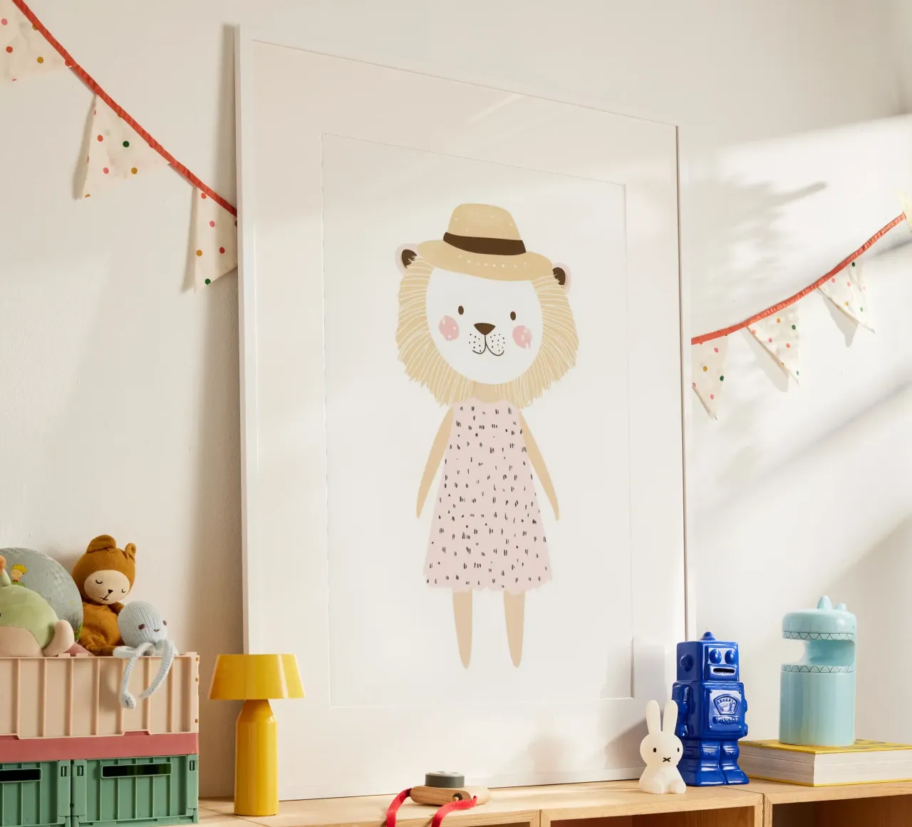 Elegante Löwin Poster von So Cute Land - Affiches et posters