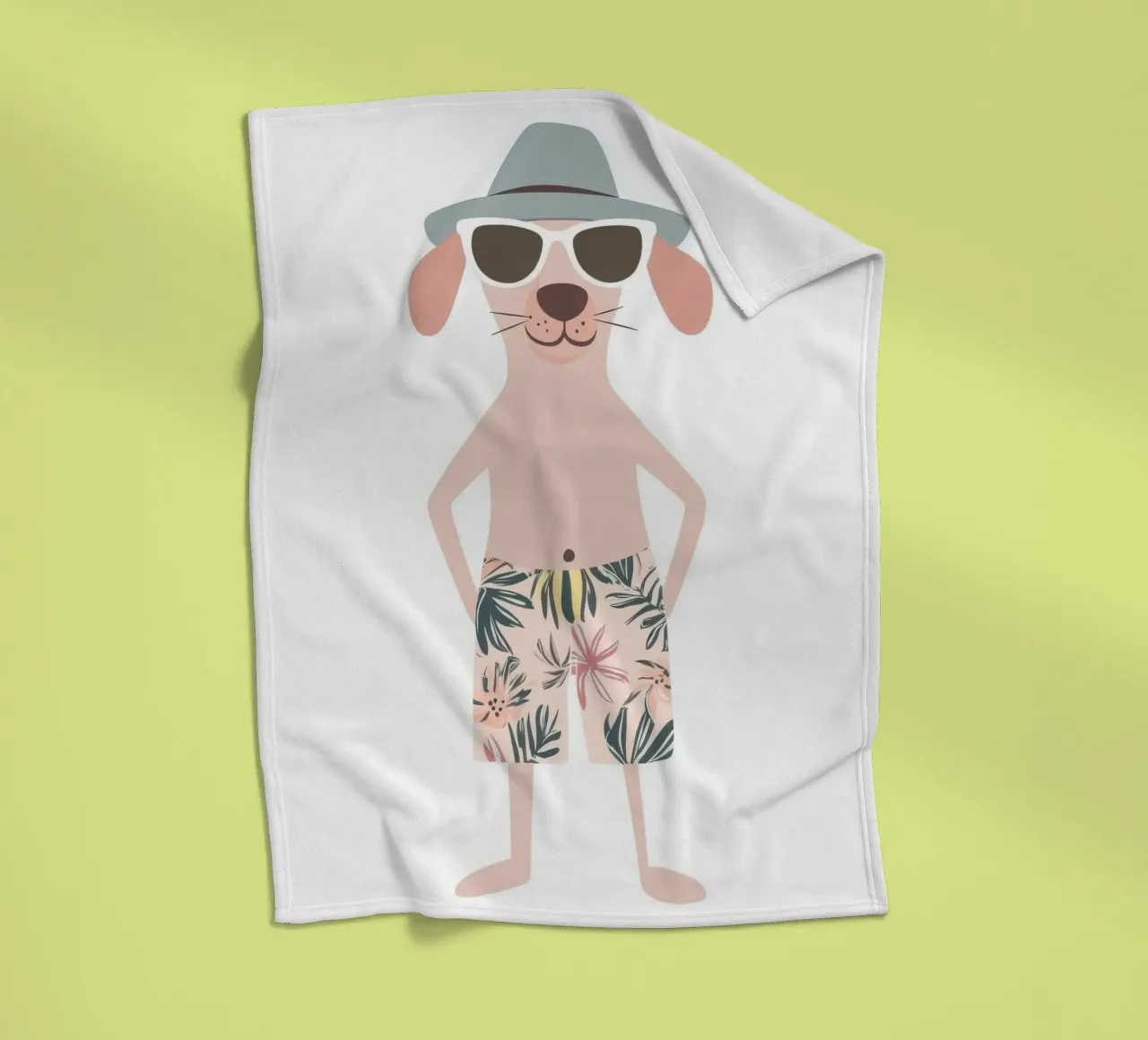 Chien Estival coperta in pile da So Cute Land - Affiches et posters