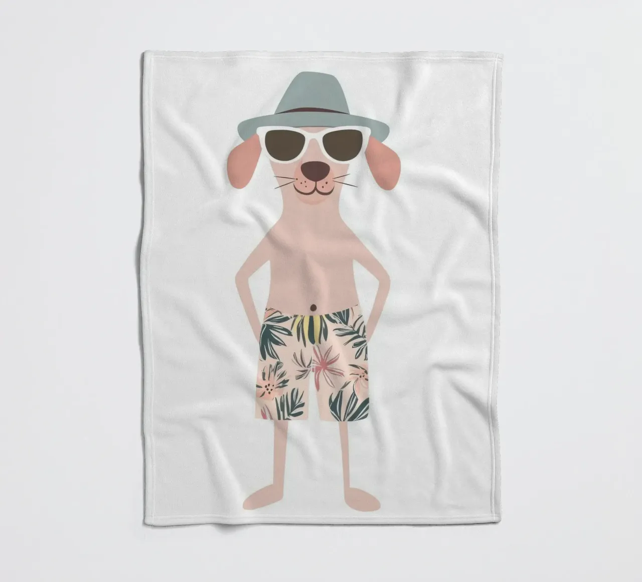 Chien Estival coperta in pile da So Cute Land - Affiches et posters