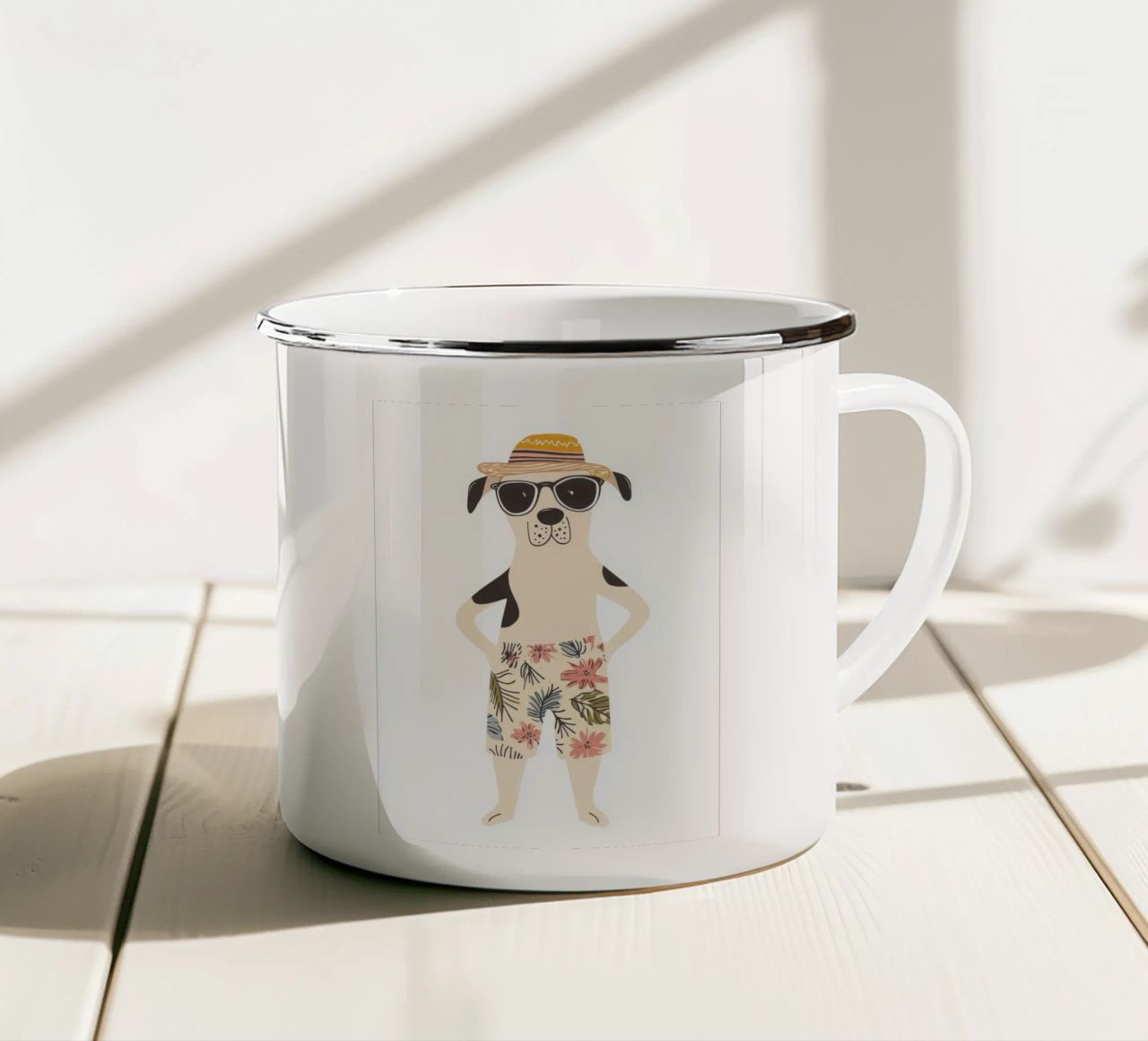 Stile dalmata tazza in smalto da So Cute Land - Affiches et posters