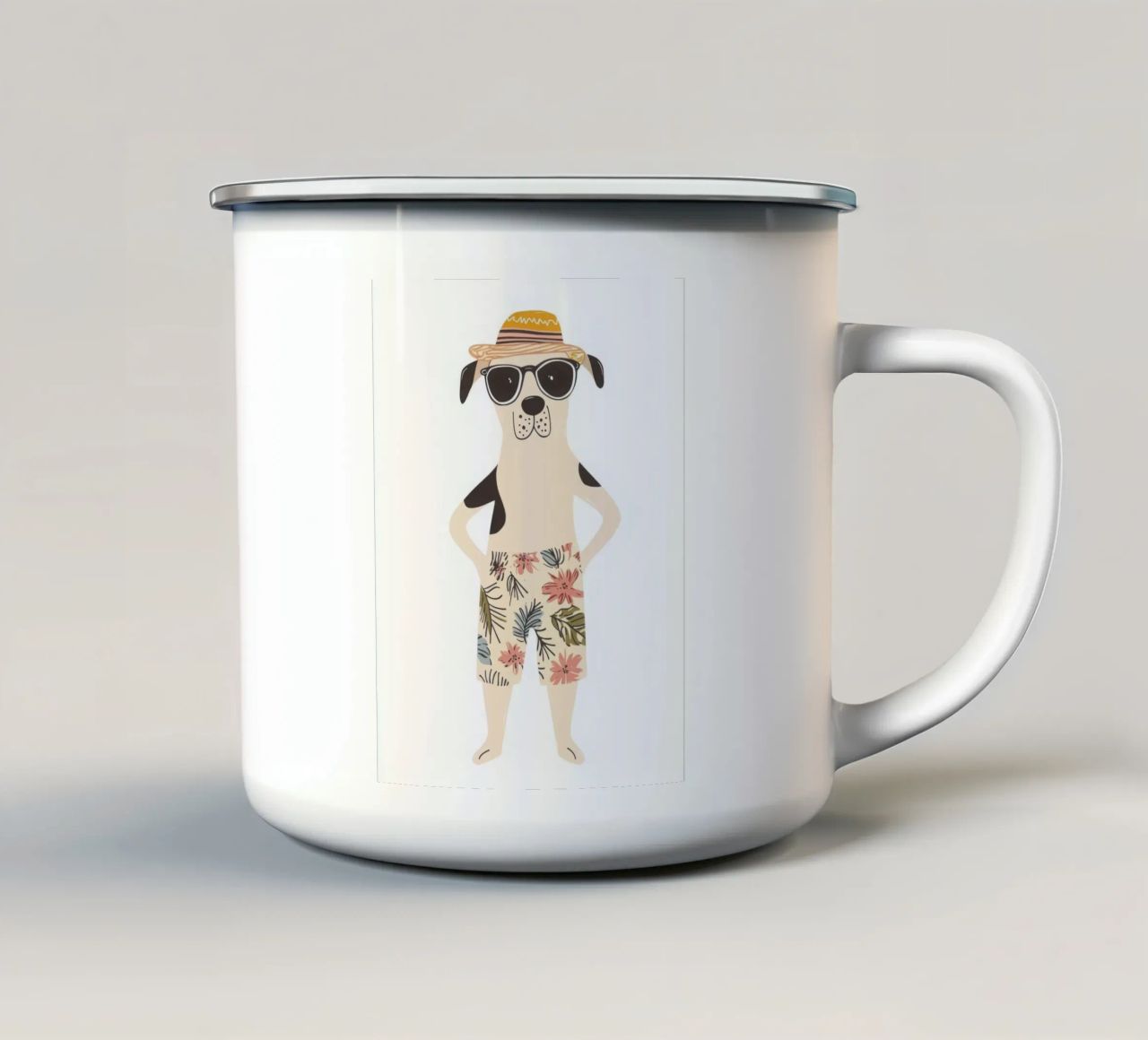 Stile dalmata tazza in smalto da So Cute Land - Affiches et posters