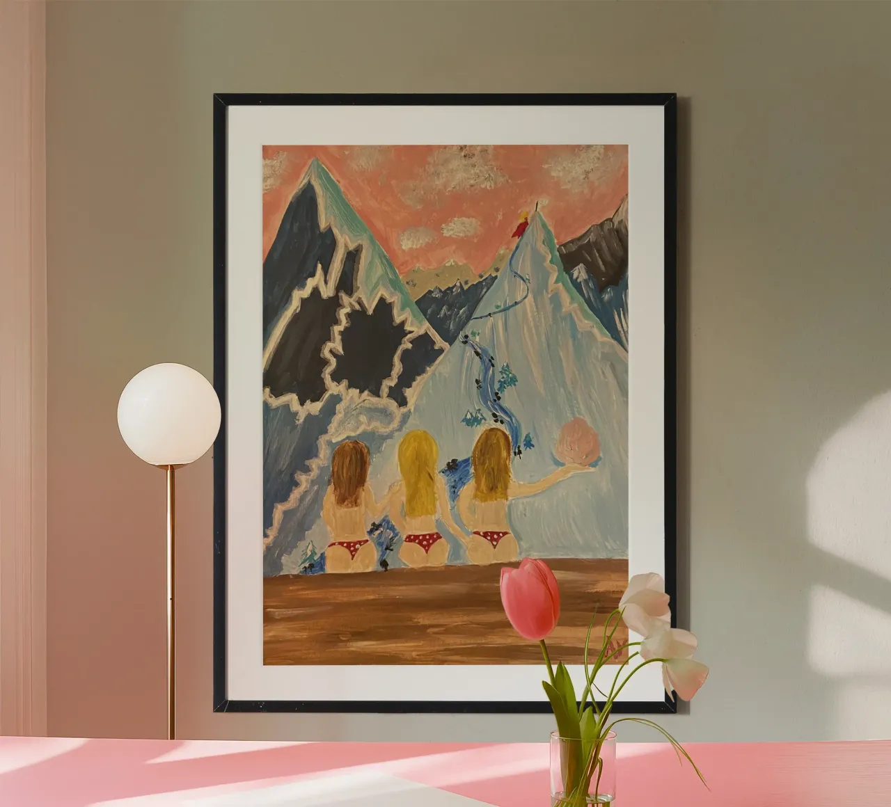 3 petits boules poster with aluminum frame by Aliciavgz