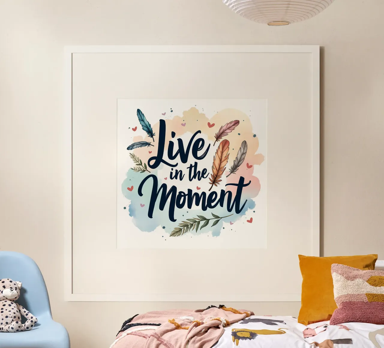 Vivere il momento poster da inspirational quote