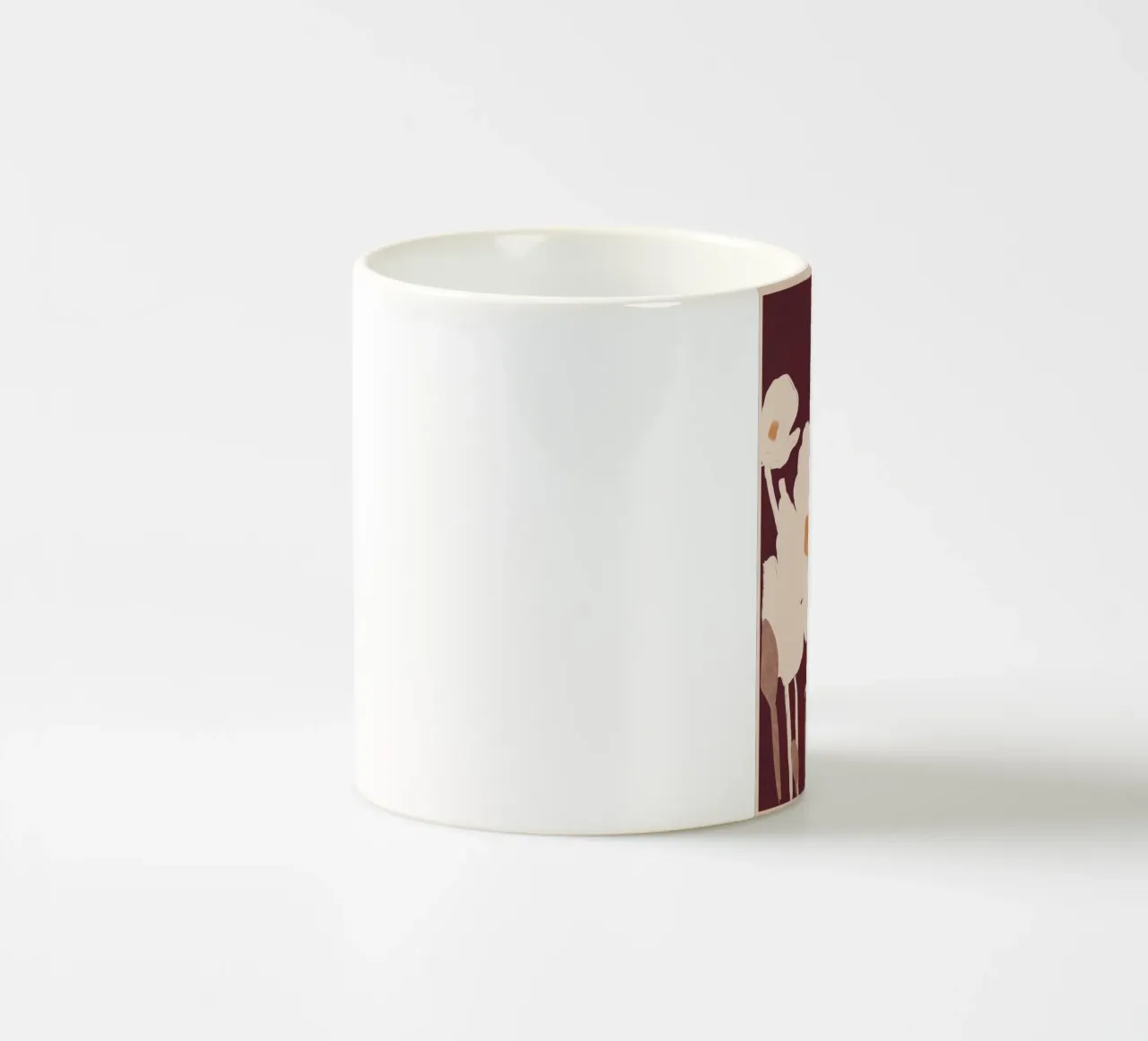Fiori astratti 10 tazza in ceramica da ThingDesign