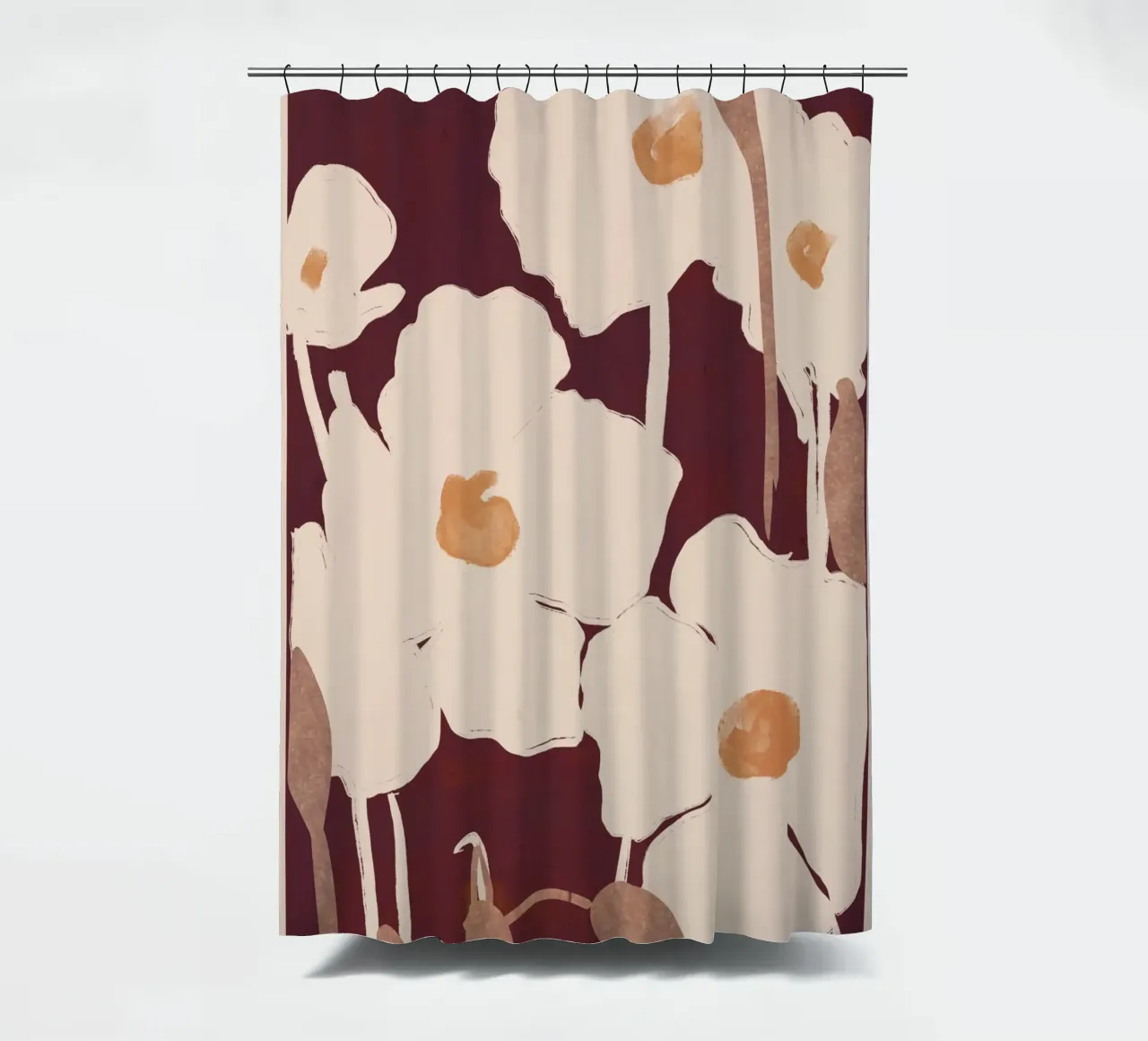 Fiori astratti 10 tenda da doccia da ThingDesign