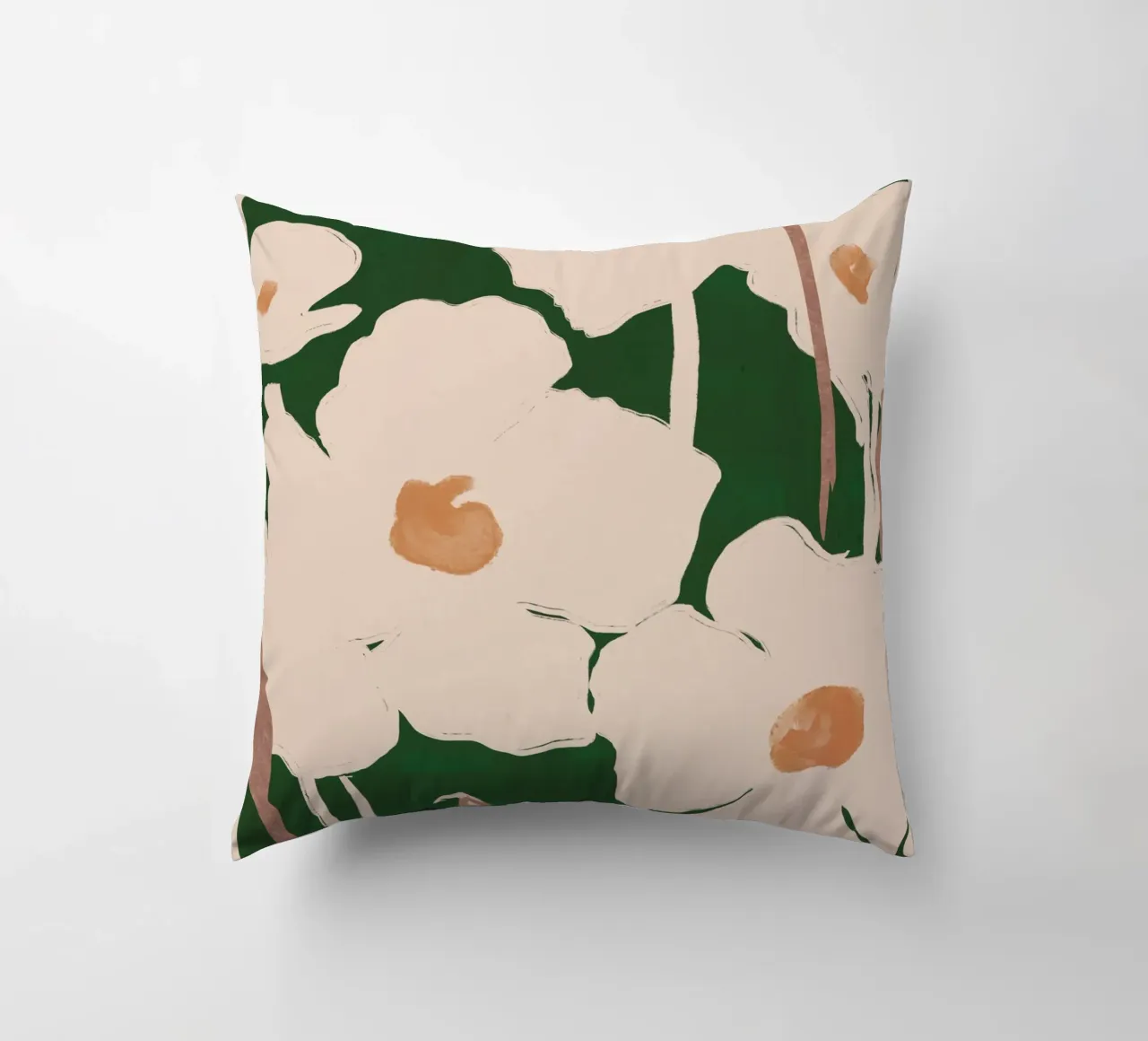 Fiori astratti 9 cuscino da ThingDesign