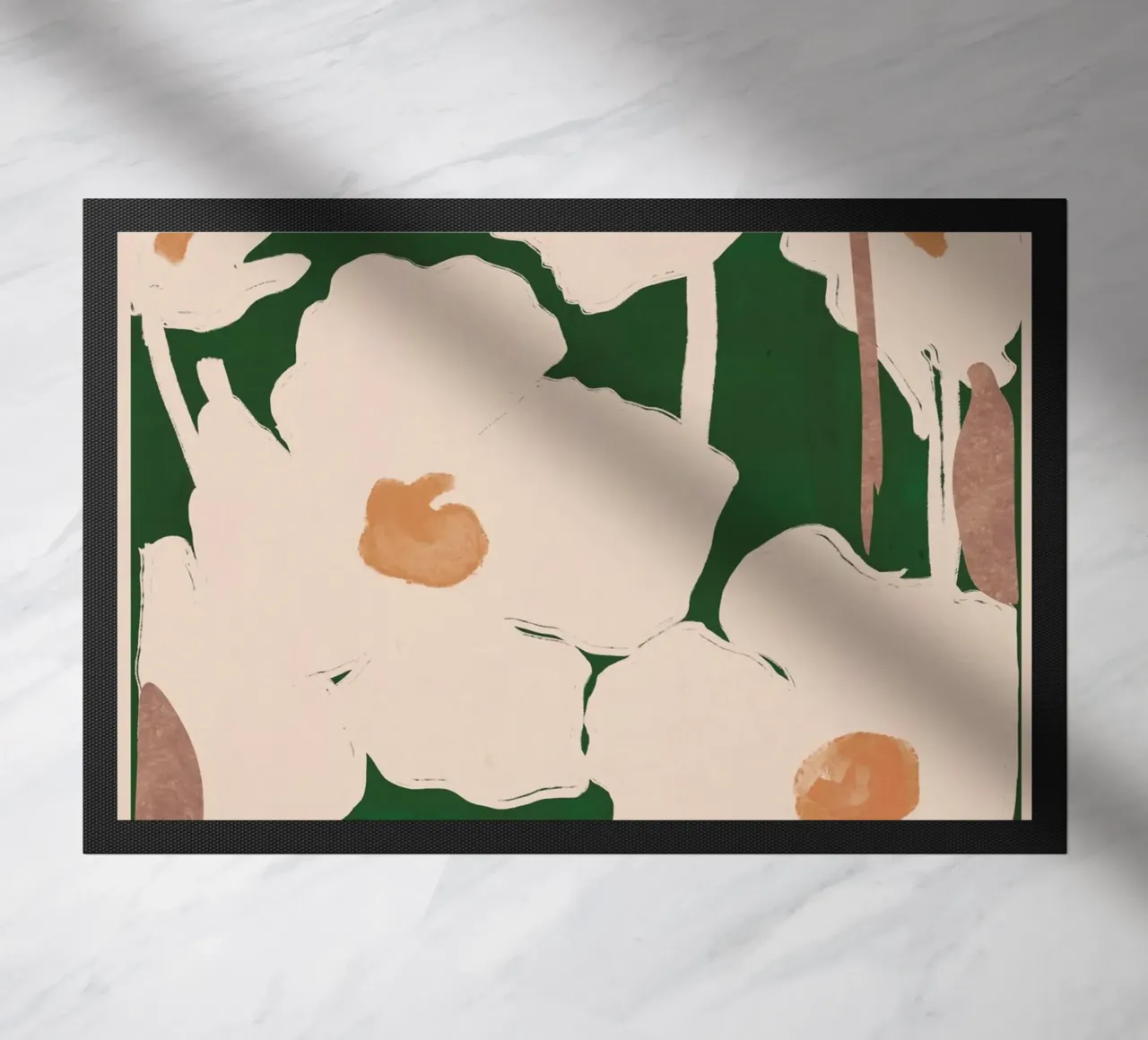 Fiori astratti 9 zerbino da ThingDesign