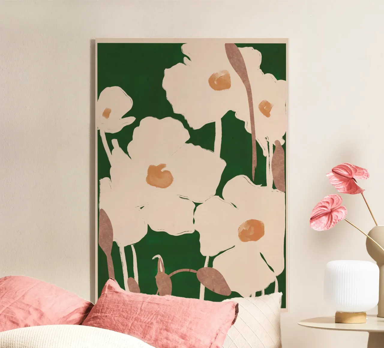 Abstract Flowers 9 acrylic glass by ThingDesign
