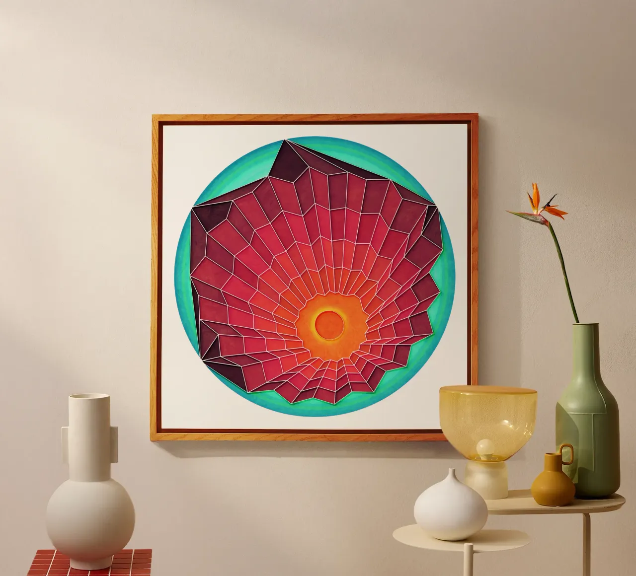 Hidden But Sometimes Seen plexiglass da Abstract 888