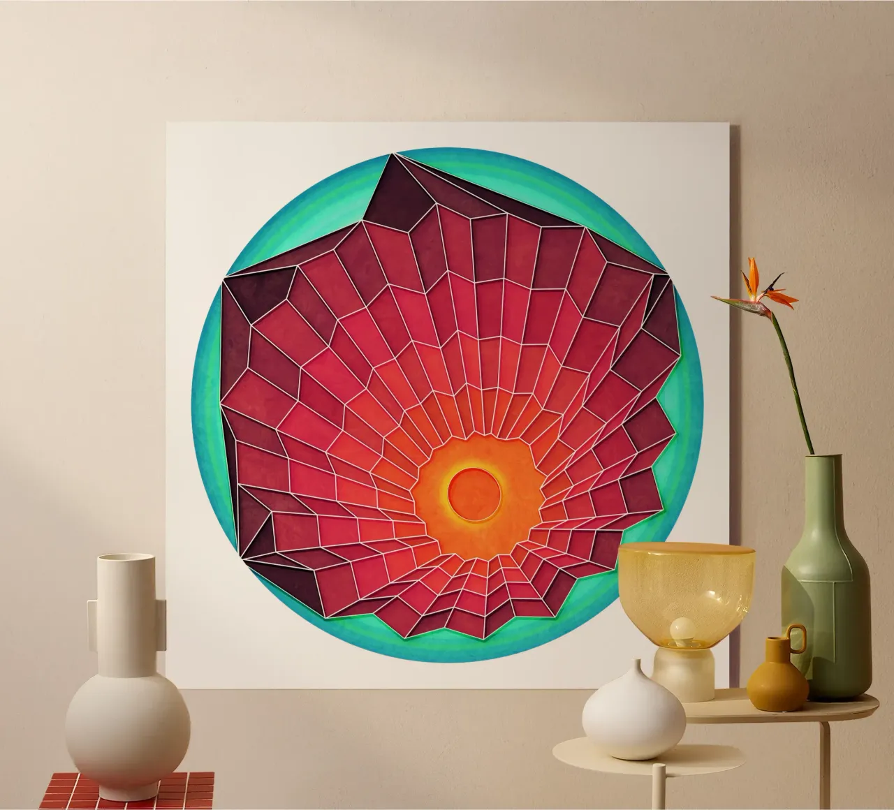 Hidden But Sometimes Seen plexiglass da Abstract 888