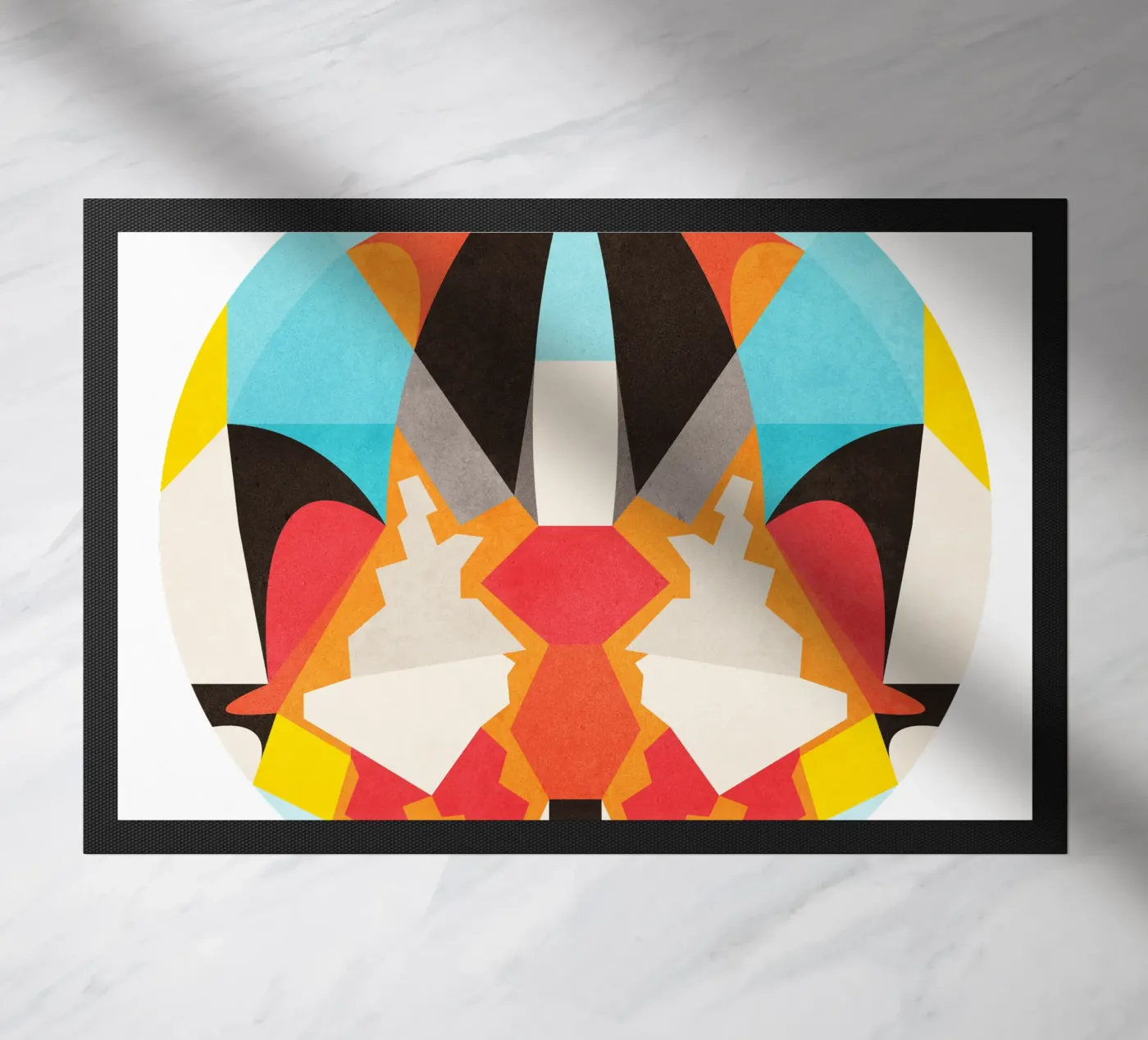 Bring The Light doormat by Abstract Joy