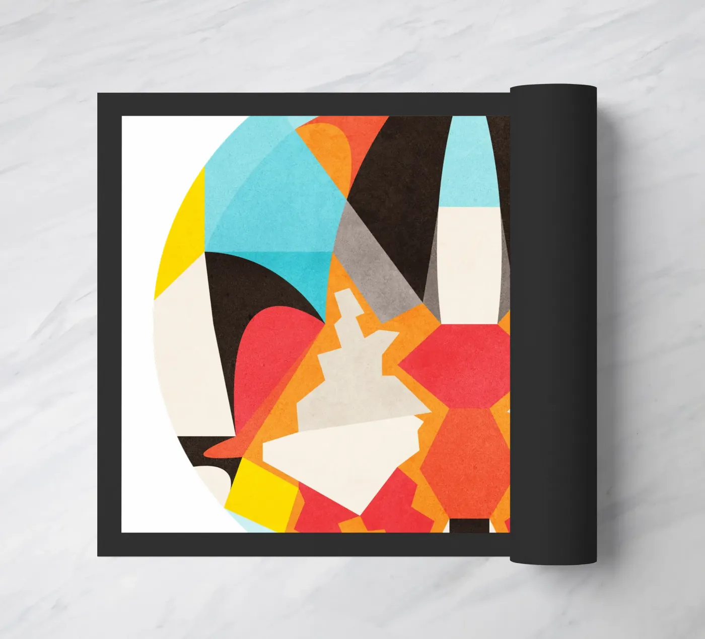 Bring The Light doormat by Abstract Joy