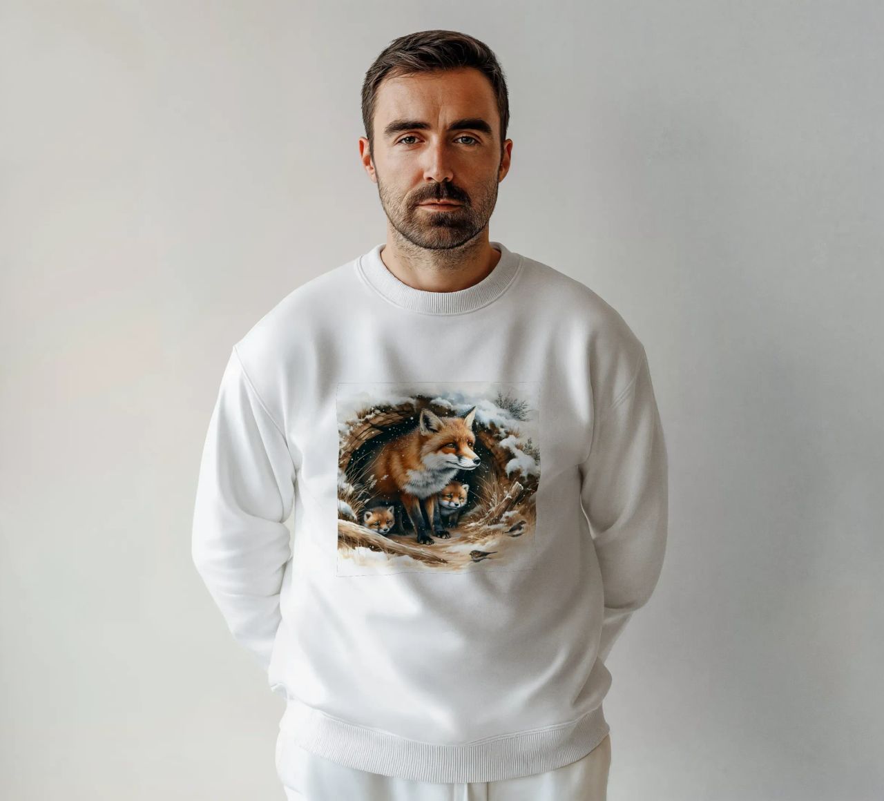 Zorro navideño sudadera de ARTOMATIC