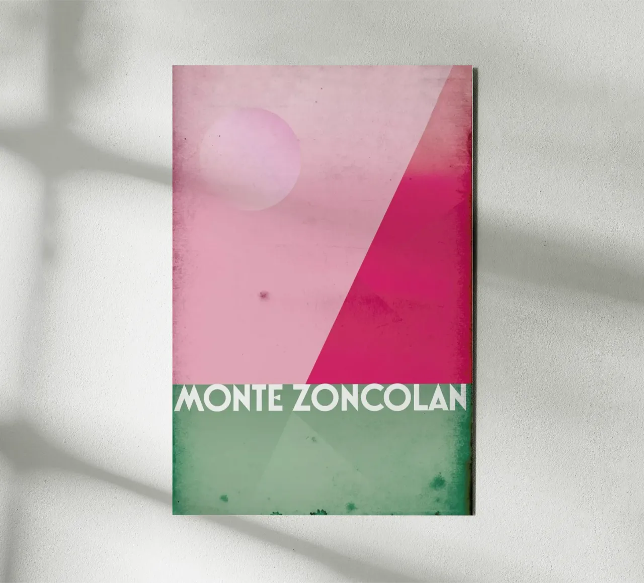 Monte Zoncolan alluminio dibond da Benjamin Andresen