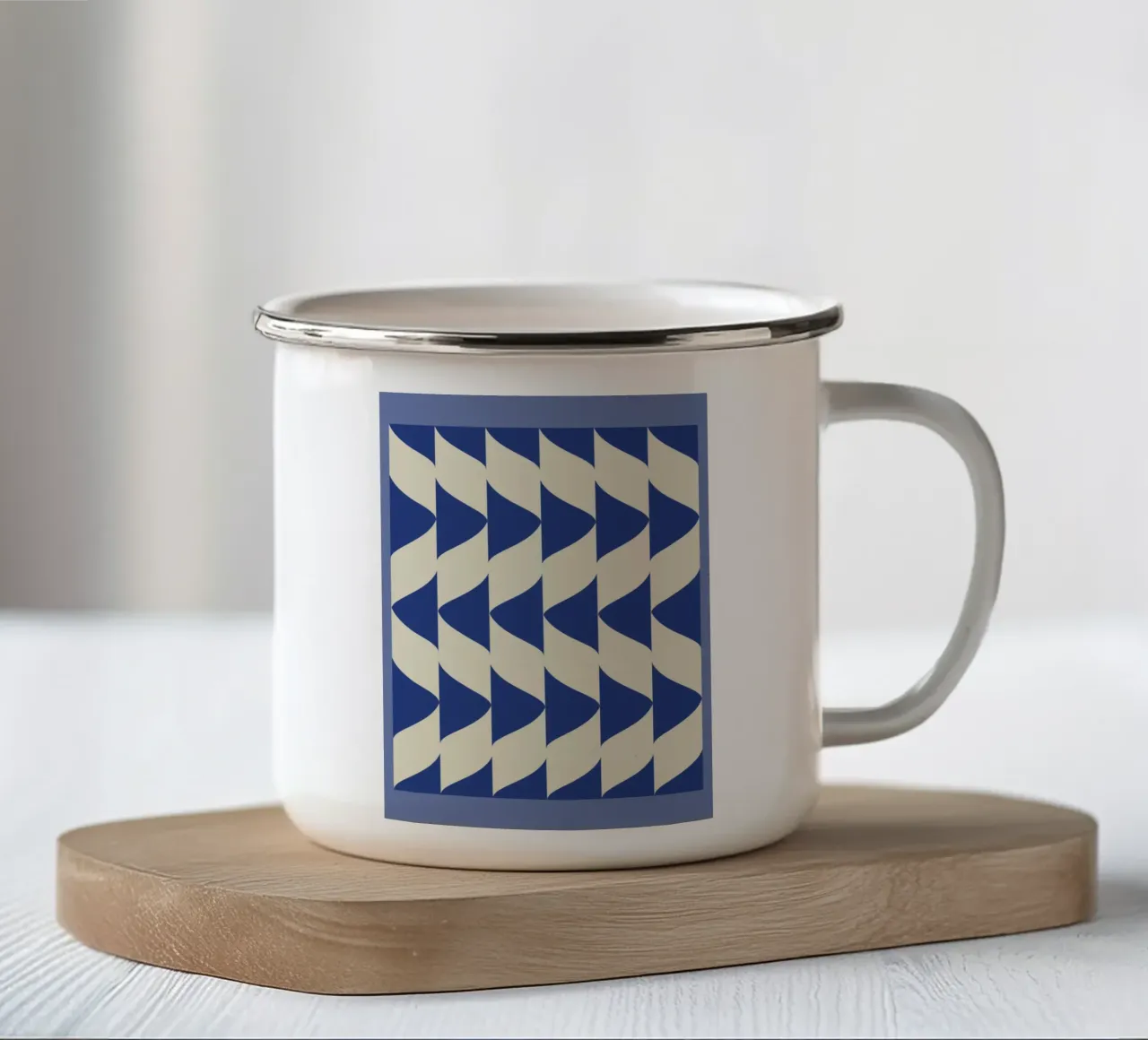 Abstracción taza de esmalte de Gaite