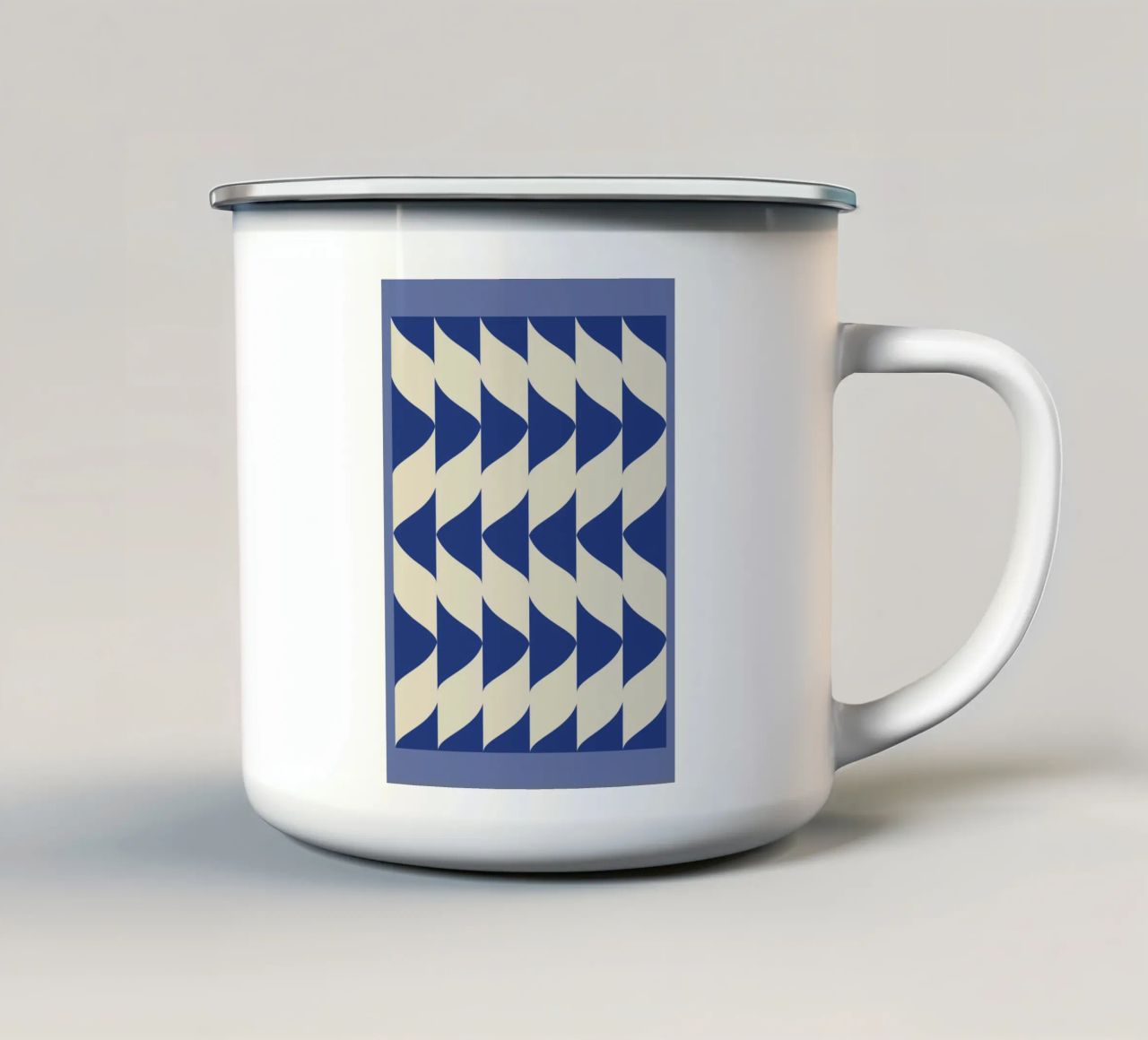 Abstraction enamel mug by Gaite