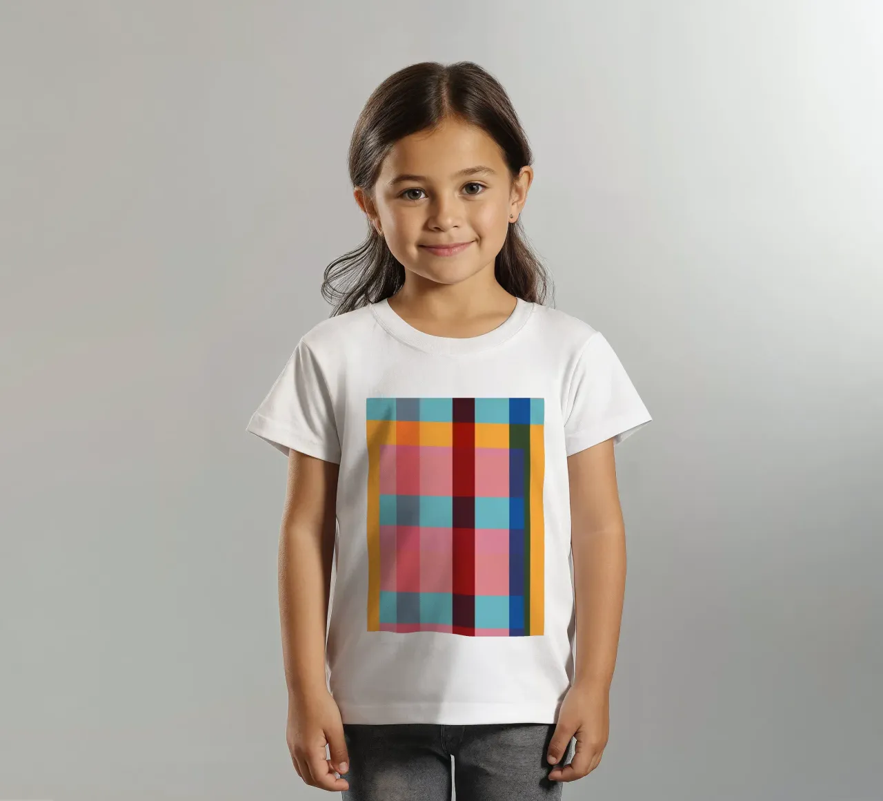 geometric abstract 263 kids t-shirt by Gaite