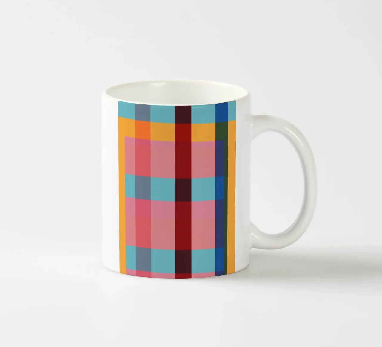 geometric abstract 263 ceramic mug by Gaite