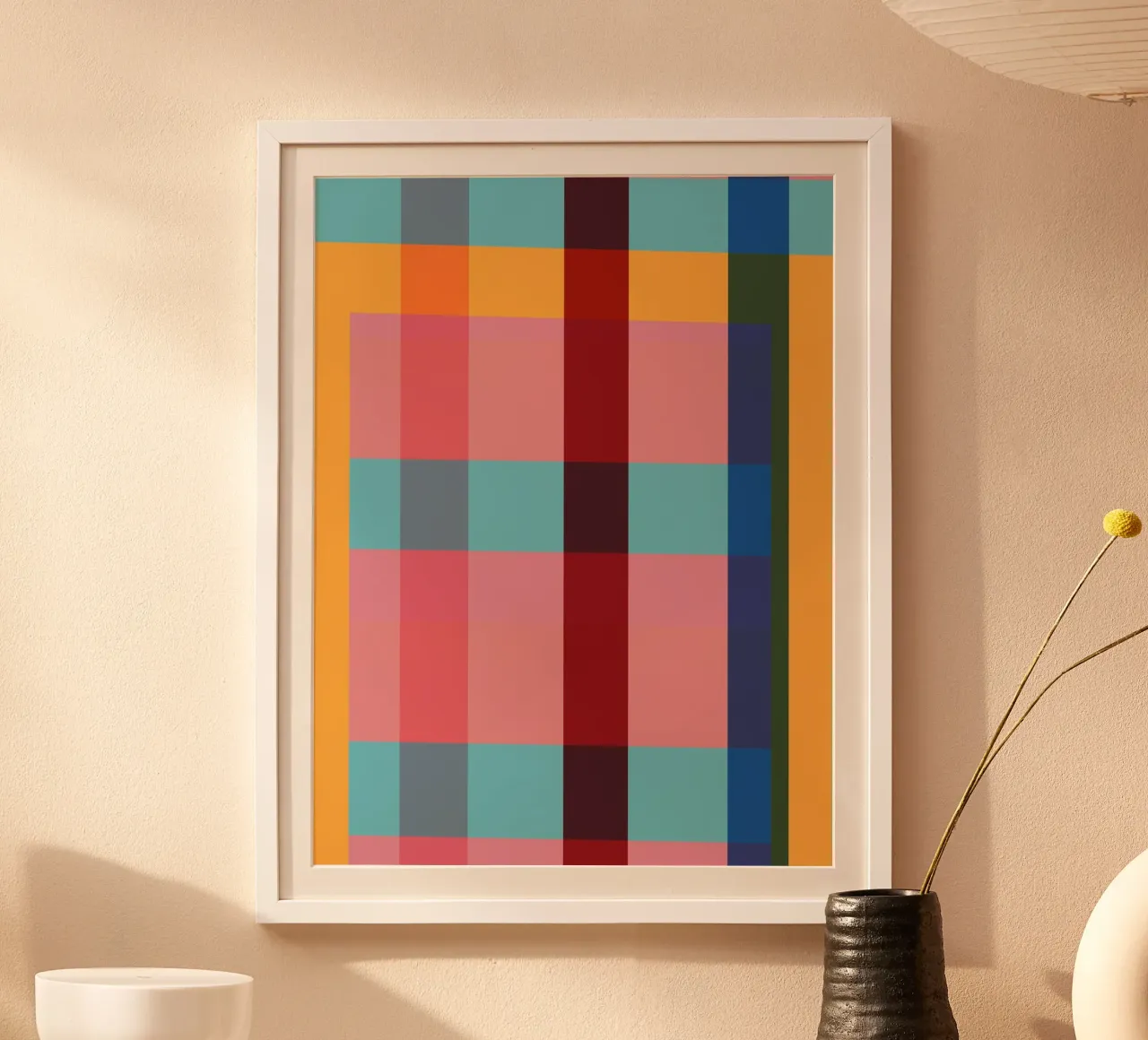 geometric abstract 263 poster by Gaite