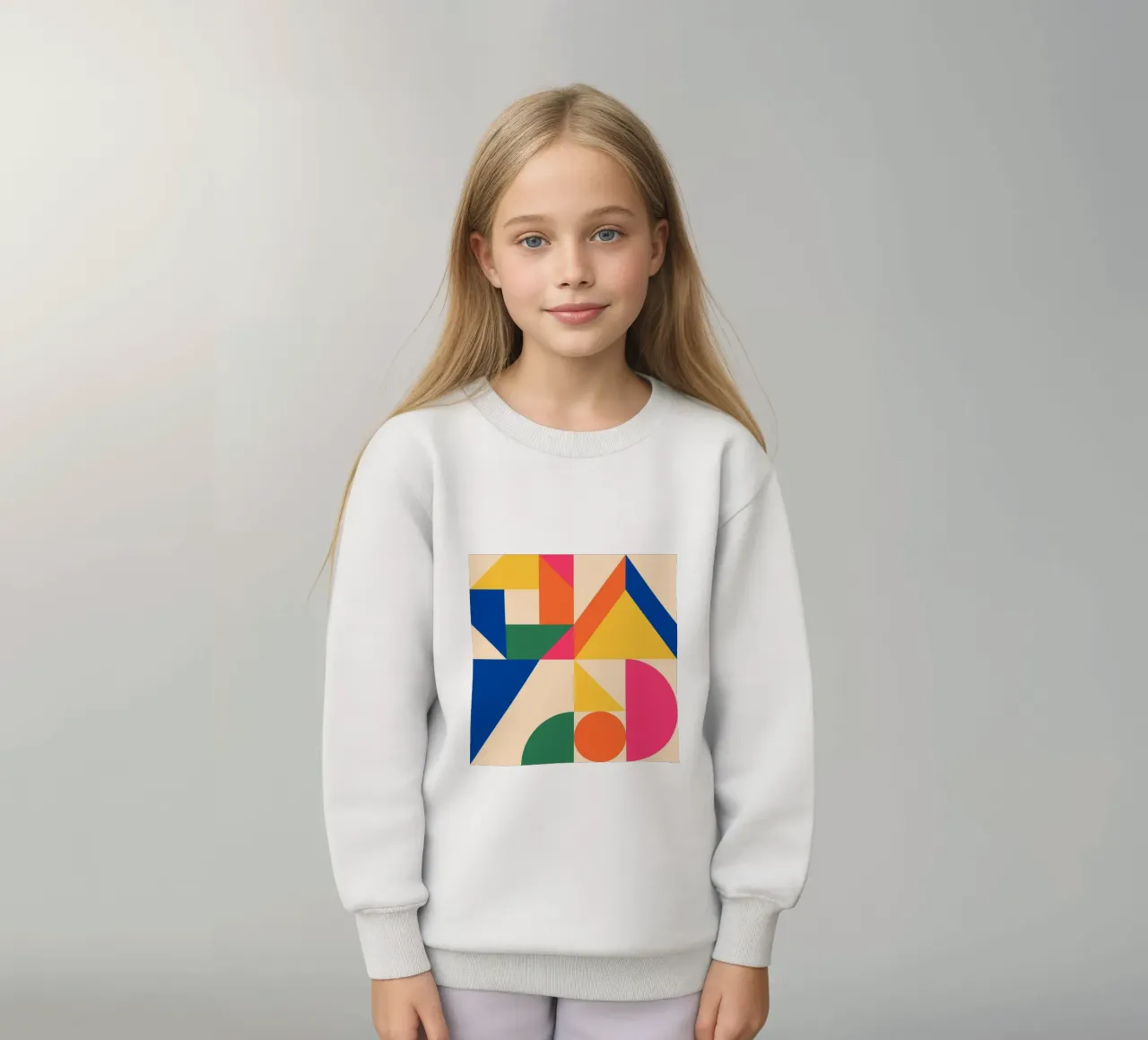 Forme geometriche 225 felpa bambino da Gaite