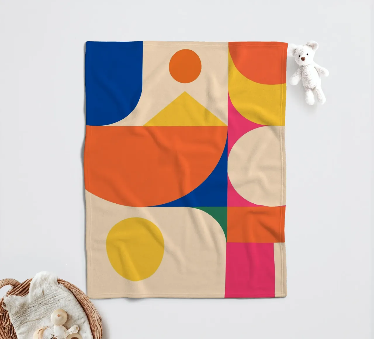 Forme geometriche 226 coperta in pile da Gaite