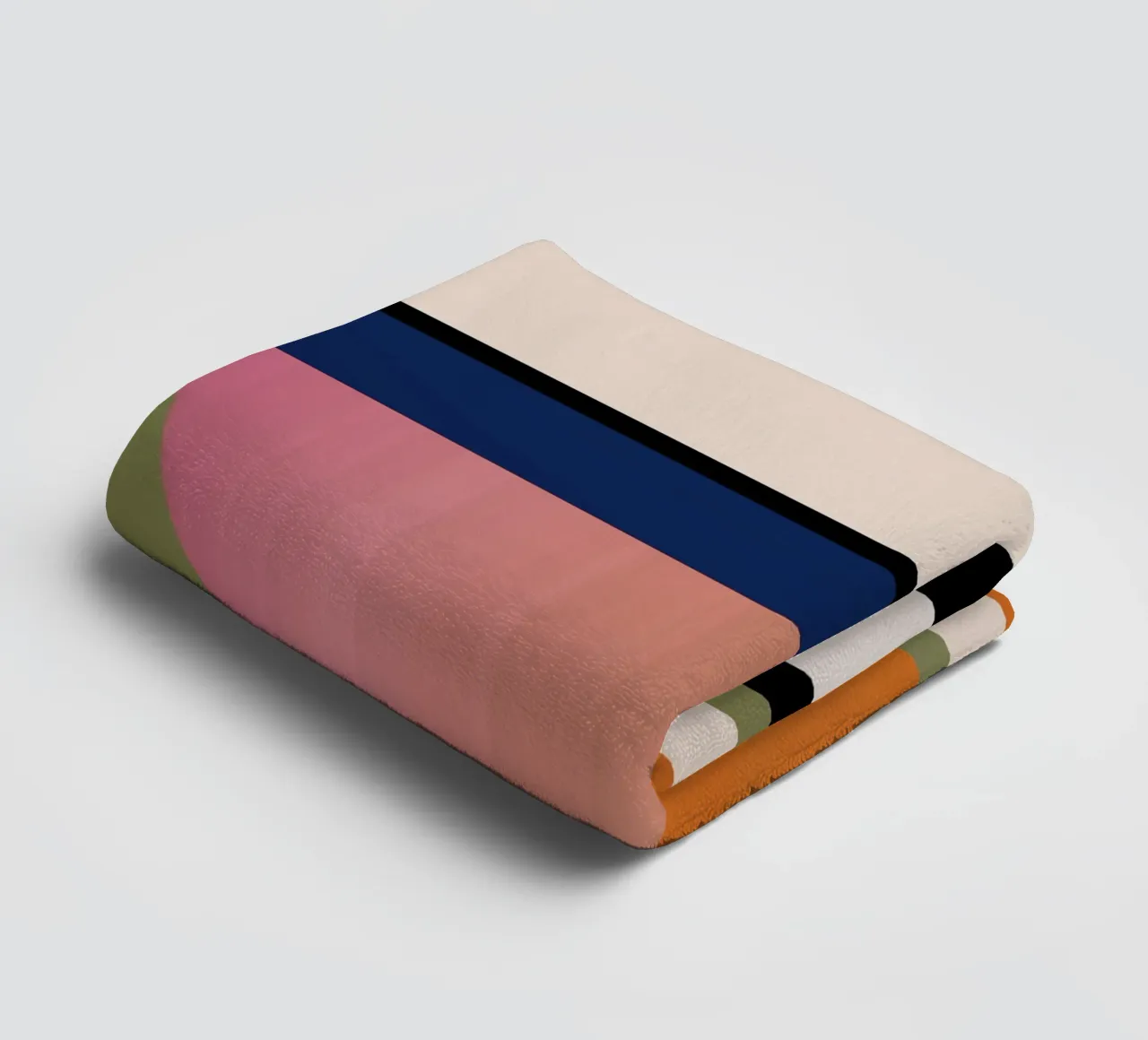 Geometric Abstract Vase 3 towel by Gaite