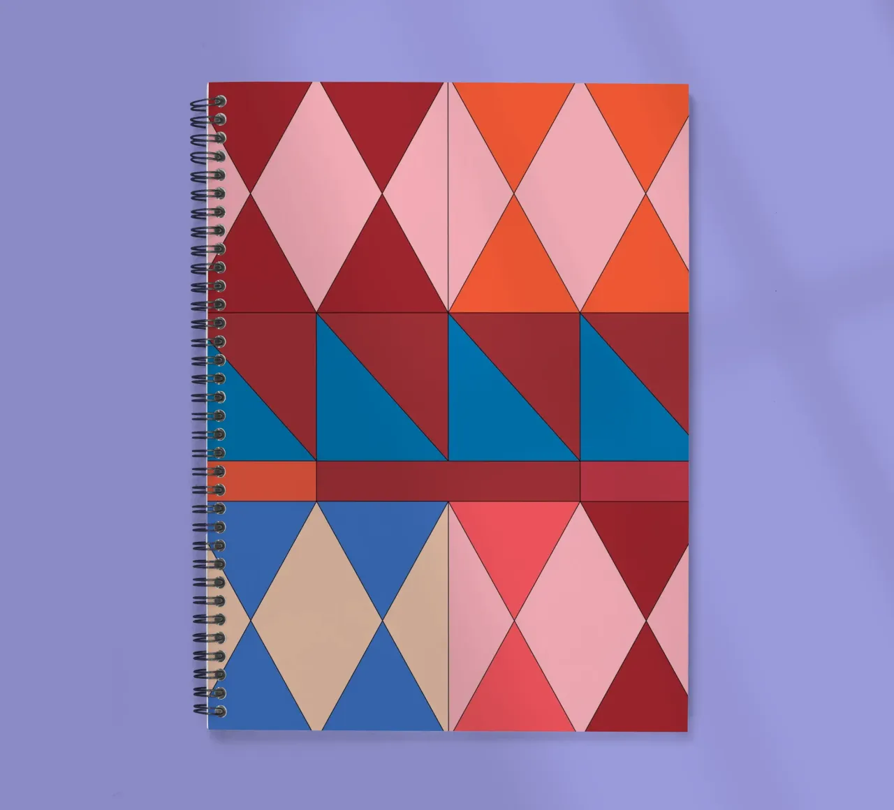 Geometric Abstraction 249 spiral notebook by Gaite