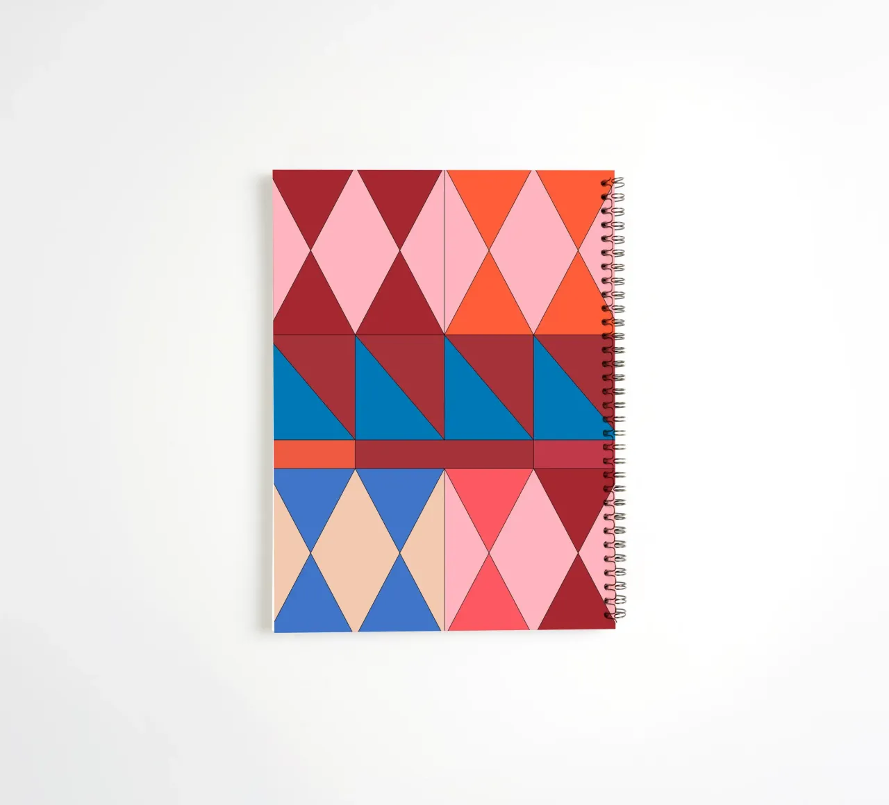 Geometric Abstraction 249 spiral notebook by Gaite