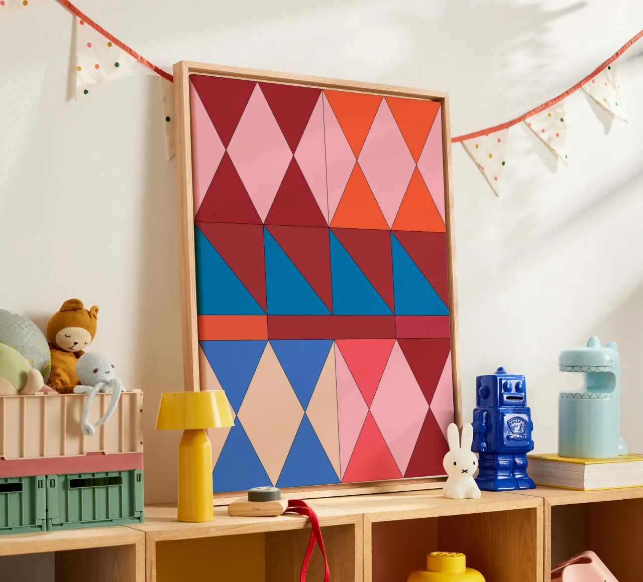 Geometric Abstraction 249 canvas by Gaite