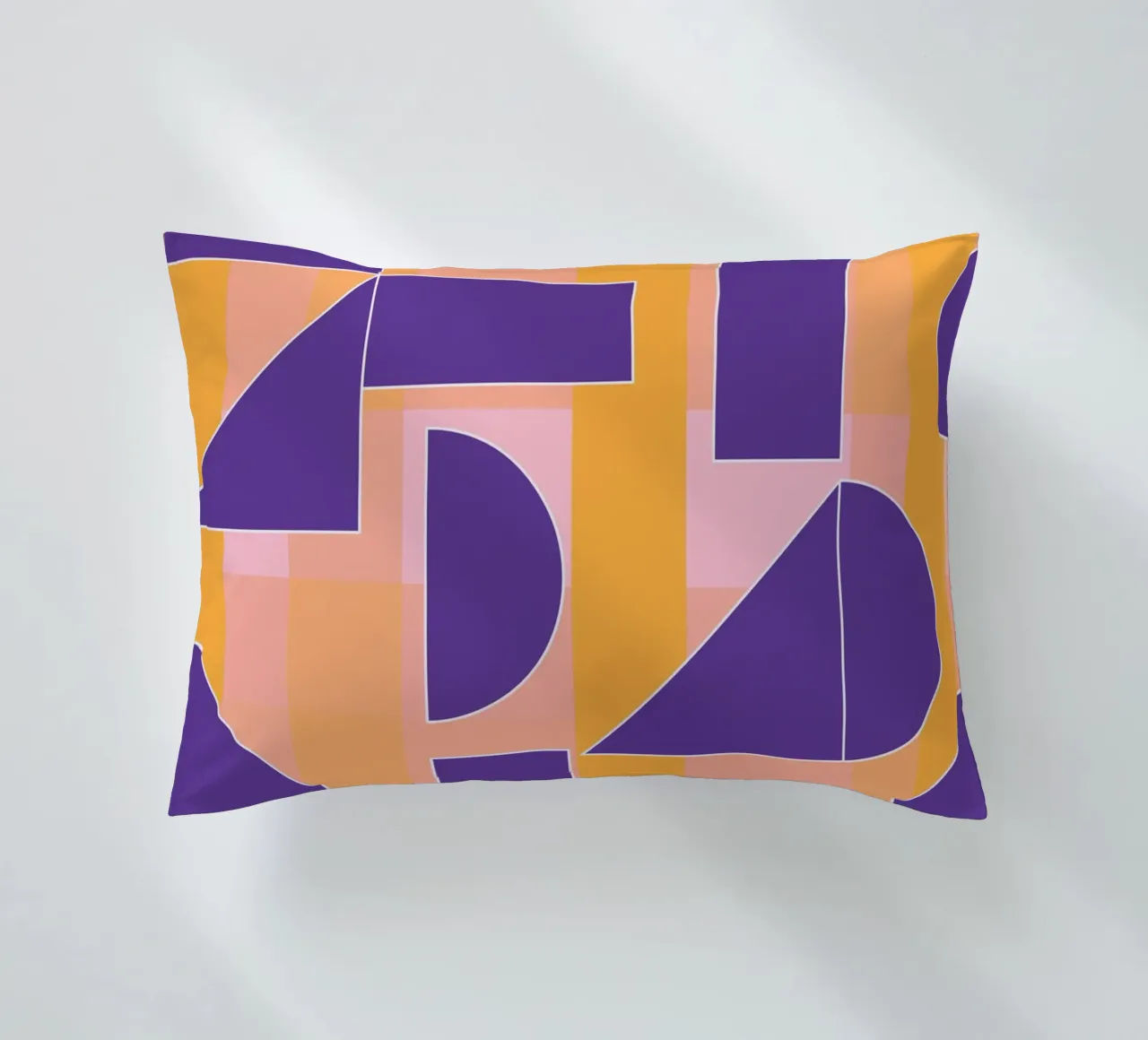 Geometric Abstraction 245 decorative cushion by Gaite