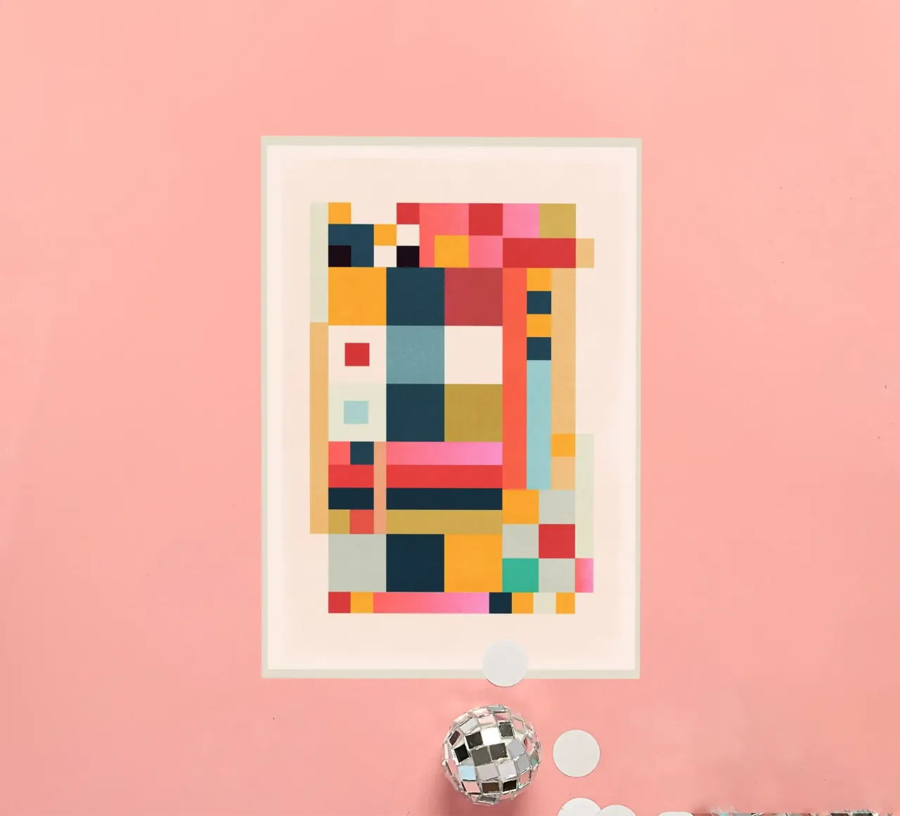 Geometric Abstraction 216 sticker by Gaite