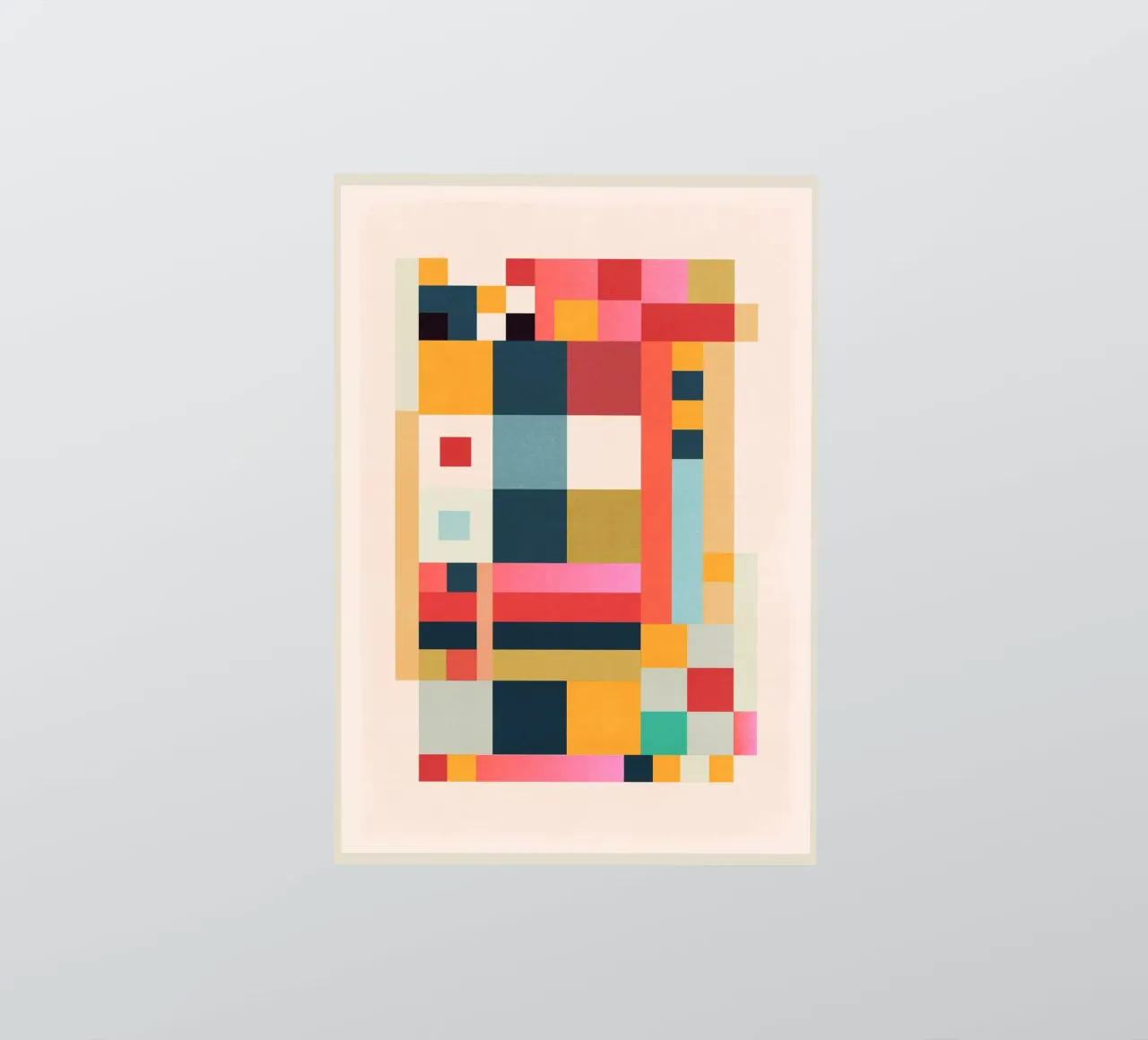 Geometric Abstraction 216 sticker by Gaite