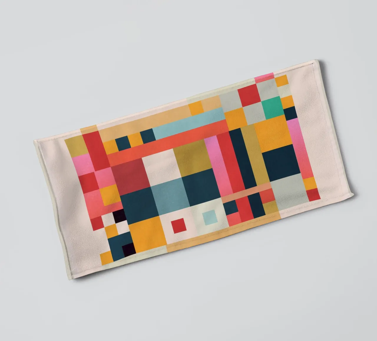 Geometric Abstraction 216 towel by Gaite