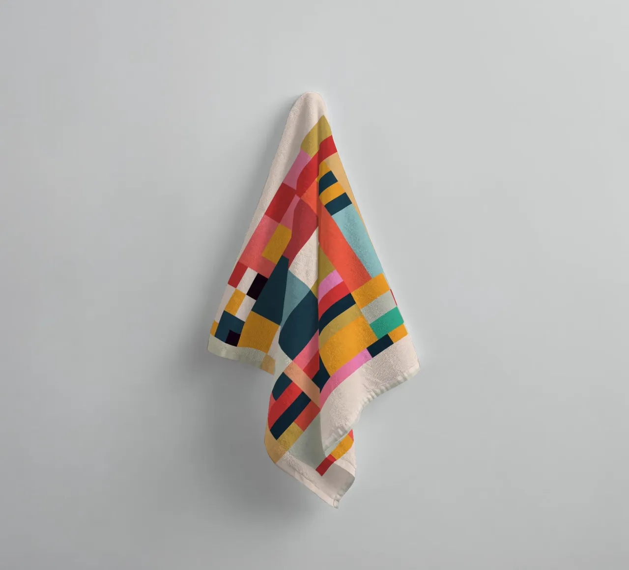 Geometric Abstraction 216 towel by Gaite