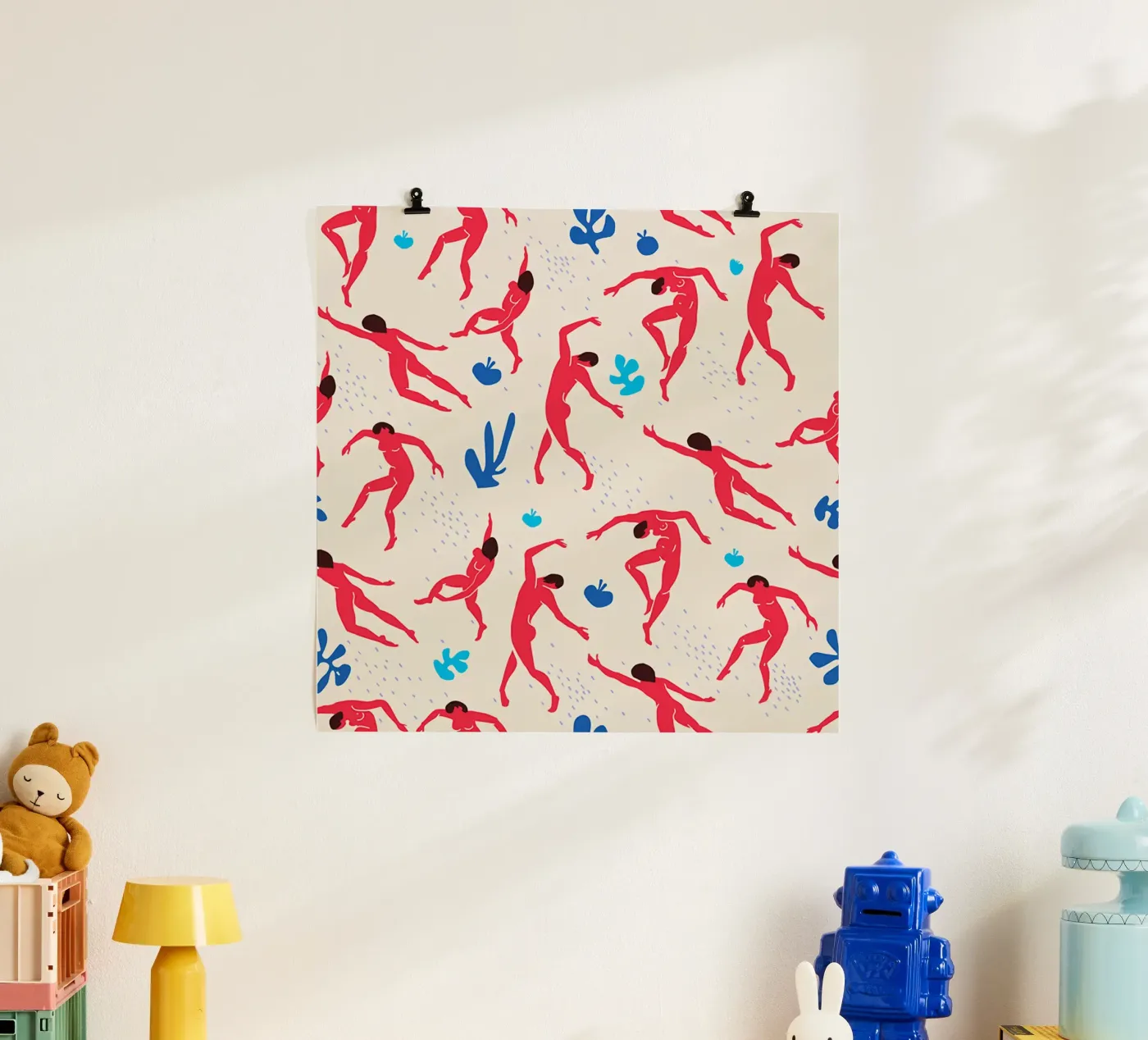 Henri Matisse Dancing Figures Pattern poster by Lucinda Agoode