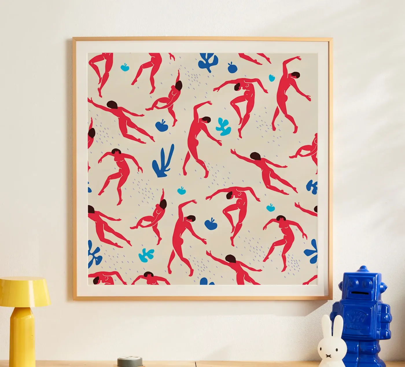 Henri Matisse Dancing Figures Pattern poster by Lucinda Agoode