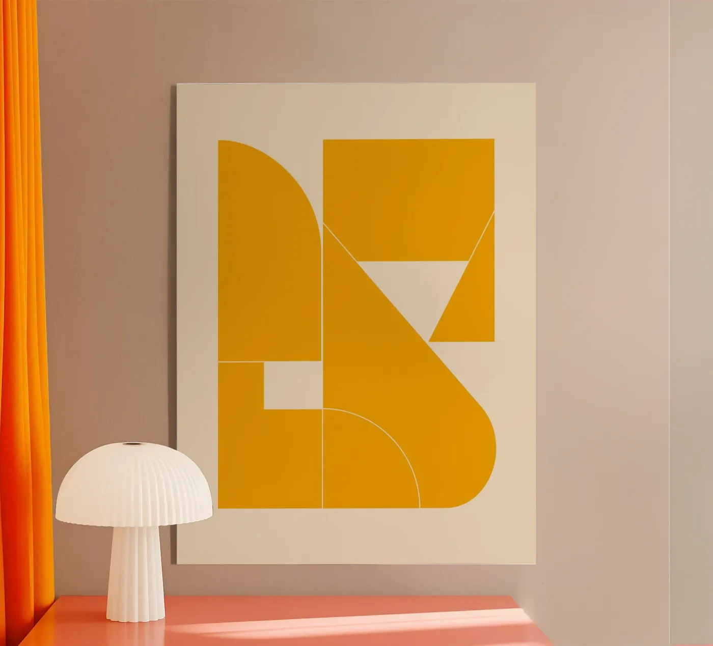 Minimalistisch 33 acryl van Gaite