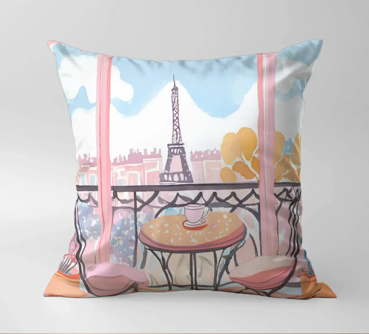 Parigi La Vie Est Belle cuscino da Bella Studio