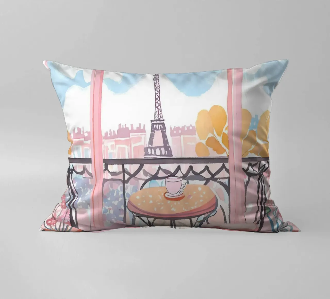 Parigi La Vie Est Belle cuscino da Bella Studio