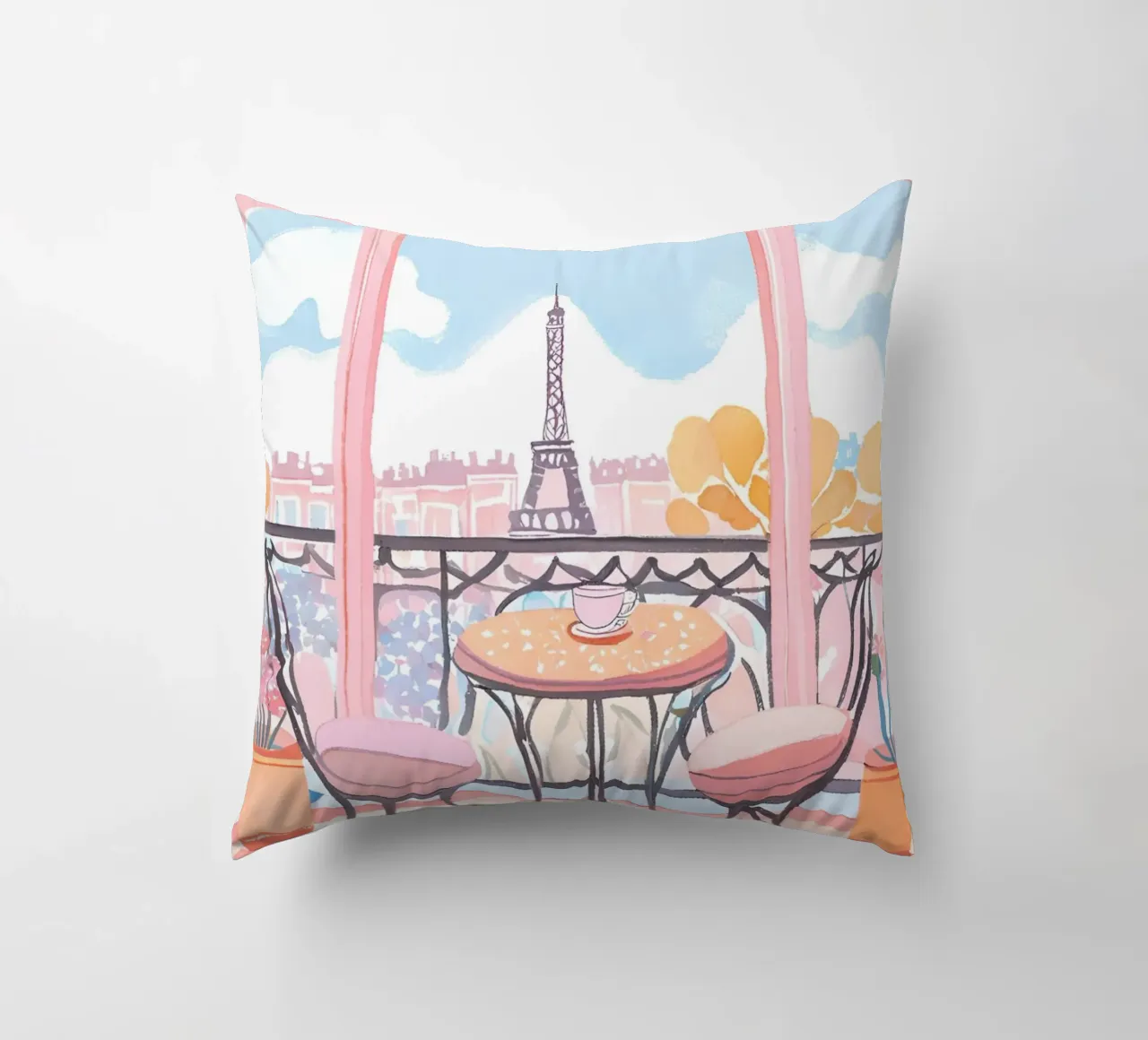 Parigi La Vie Est Belle cuscino da Bella Studio