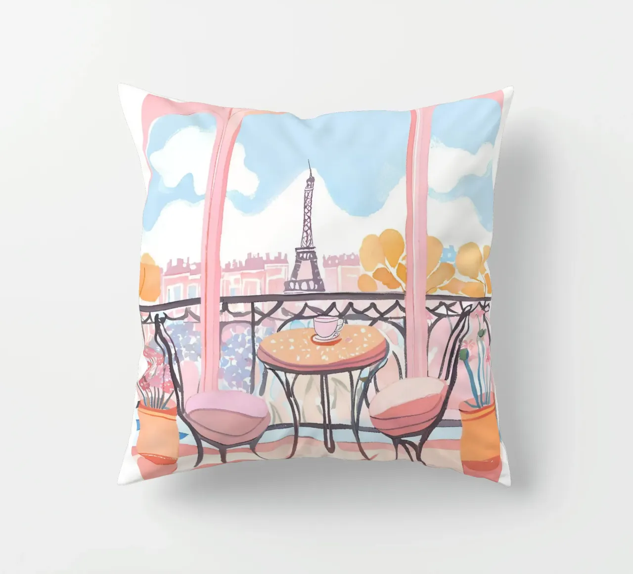 Parigi La Vie Est Belle cuscino da Bella Studio