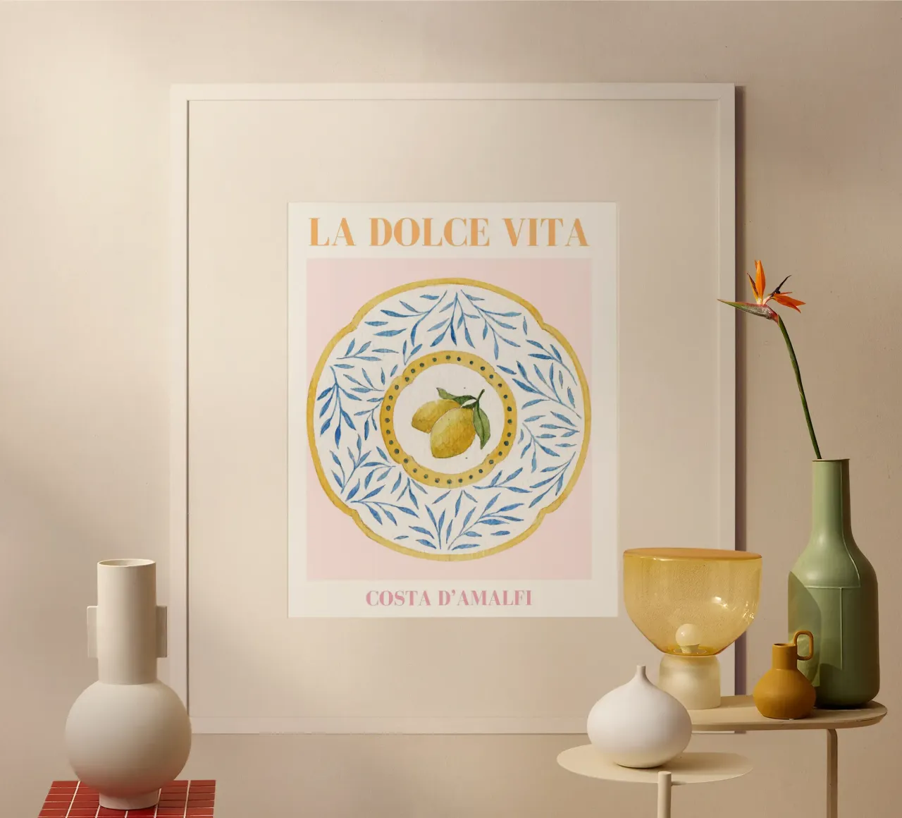 Zitrone Kunstdruck Hahnemühle von Bella Studio