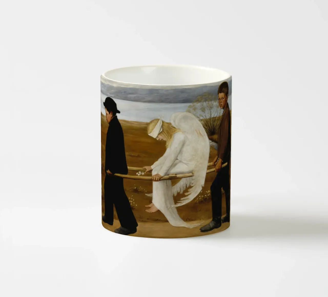 L'angelo ferito - Hugo Simberg tazza in ceramica da Timeless Artworks