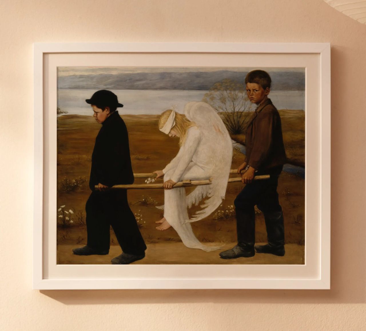 The Wounded Angel - Hugo Simberg poster by Timeless Artworks