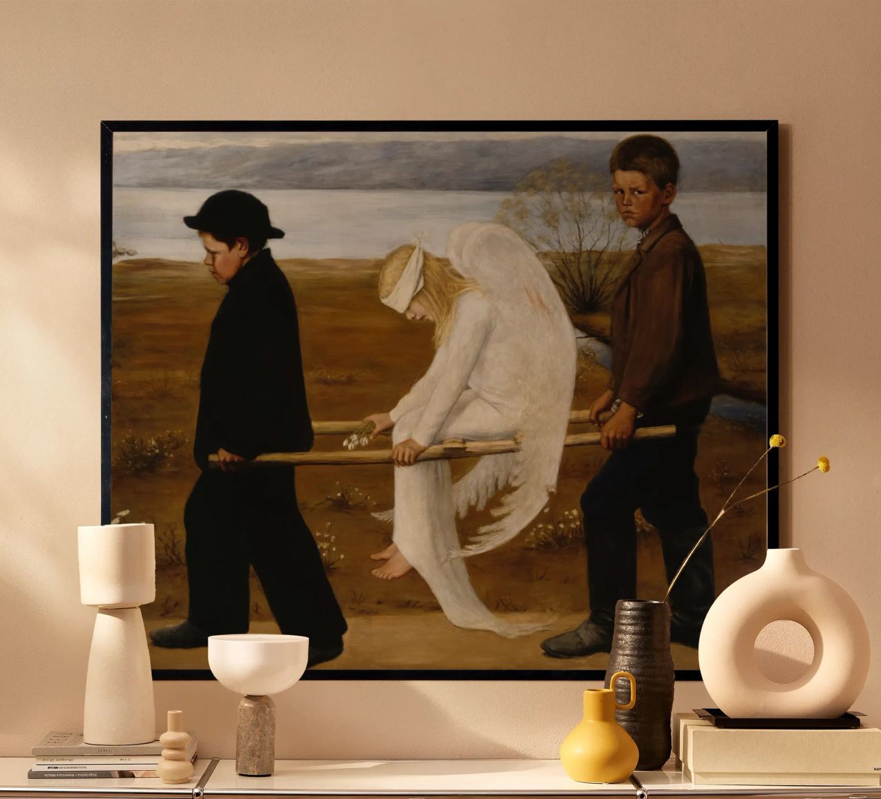 The Wounded Angel - Hugo Simberg poster by Timeless Artworks