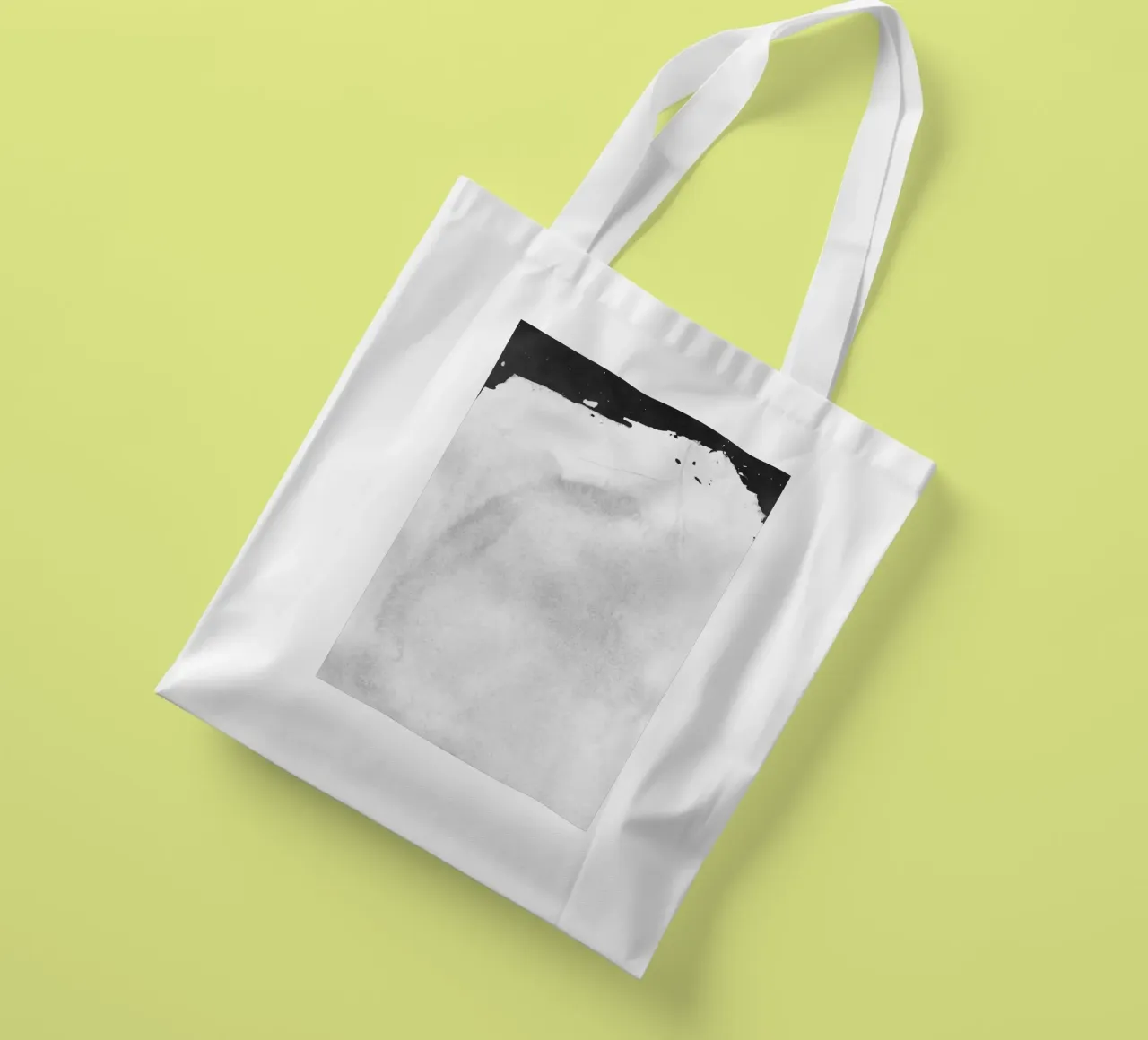 Paesaggio minimale in bianco e nero 01 borsa in juta da amini54