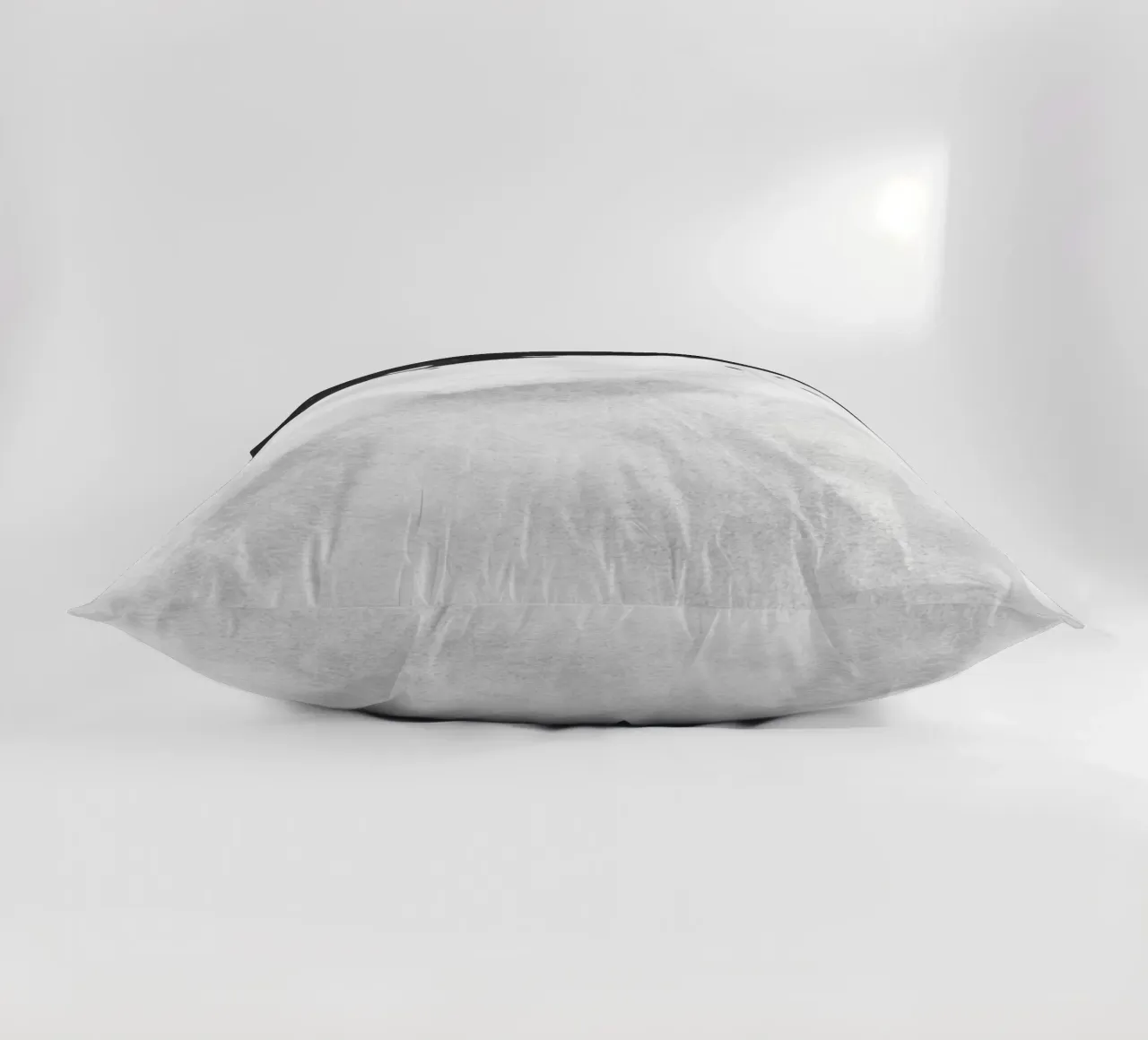Paesaggio minimale in bianco e nero 01 cuscino da amini54