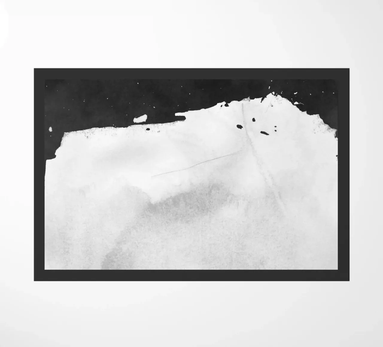 Paesaggio minimale in bianco e nero 01 zerbino da amini54