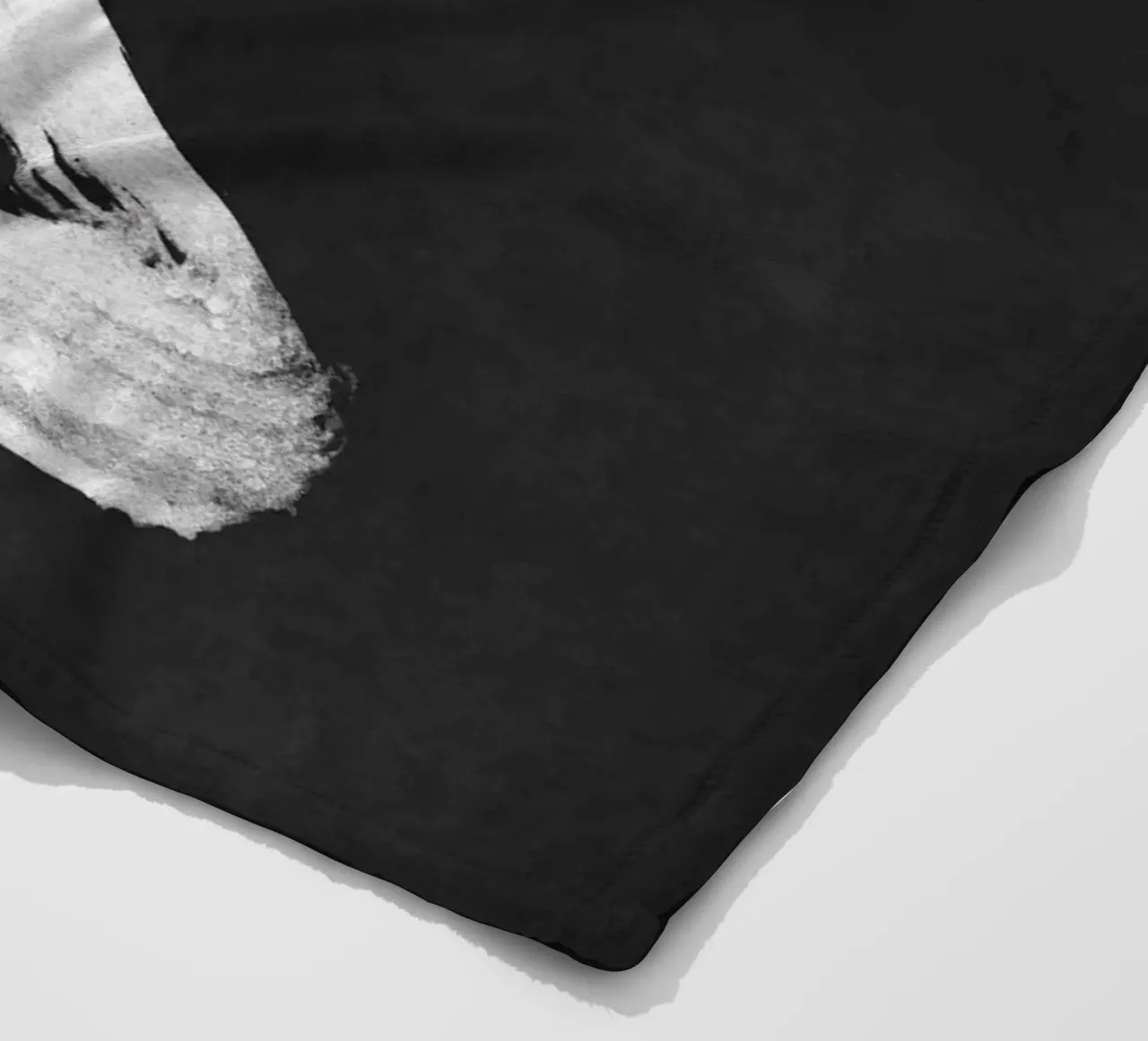 Paesaggio minimale in bianco e nero 02 coperta in pile da amini54