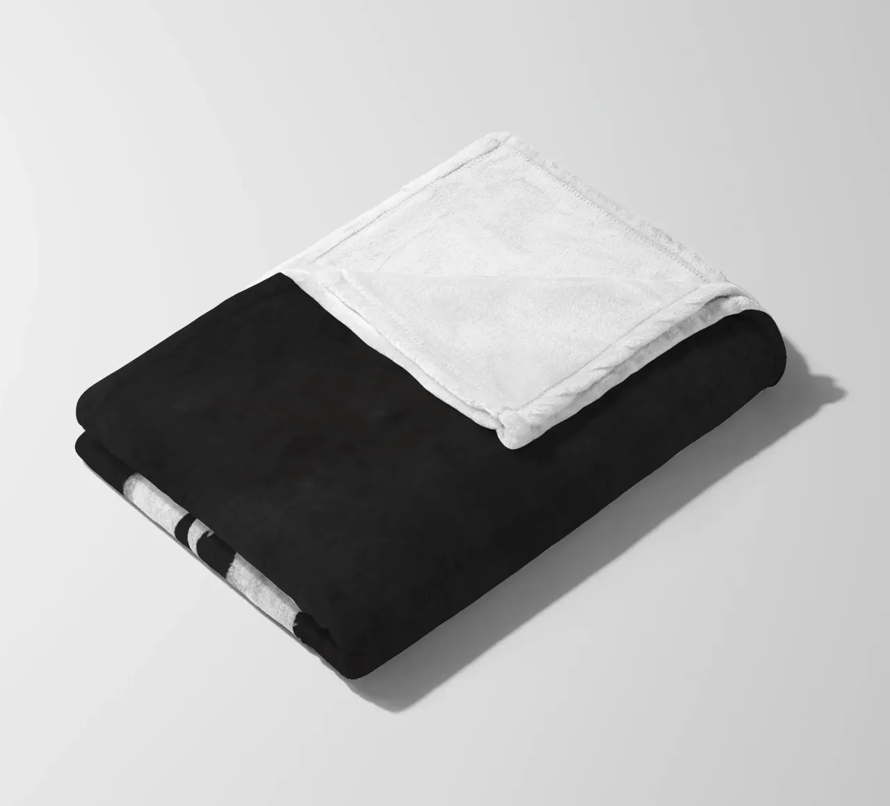 Paesaggio minimale in bianco e nero 02 coperta in pile da amini54